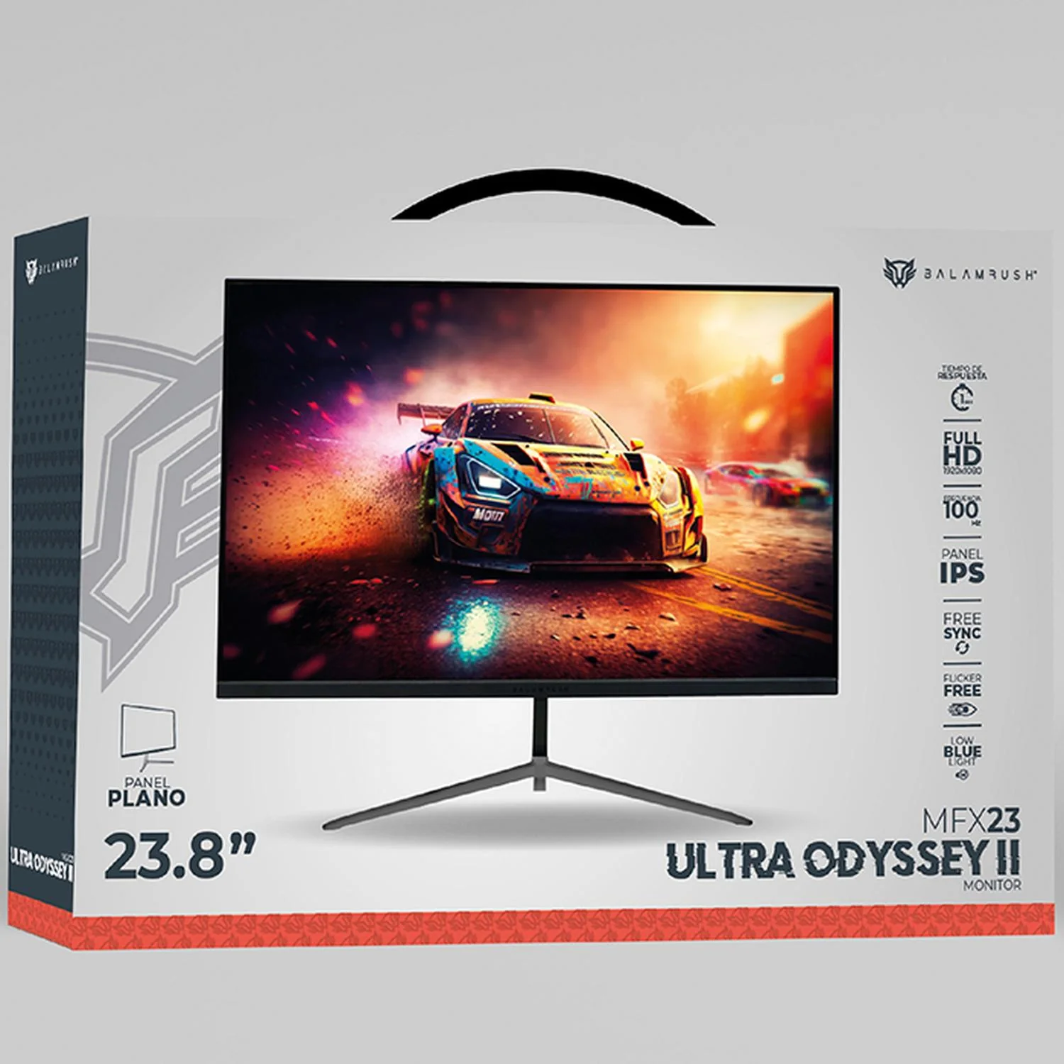 Monitor Gamer 23.8 BALAM RUSH ULTRA ODYSSEY II MFX23 1ms 100Hz FHD IPS LED HDMI Negro BR-938358 - Image 6