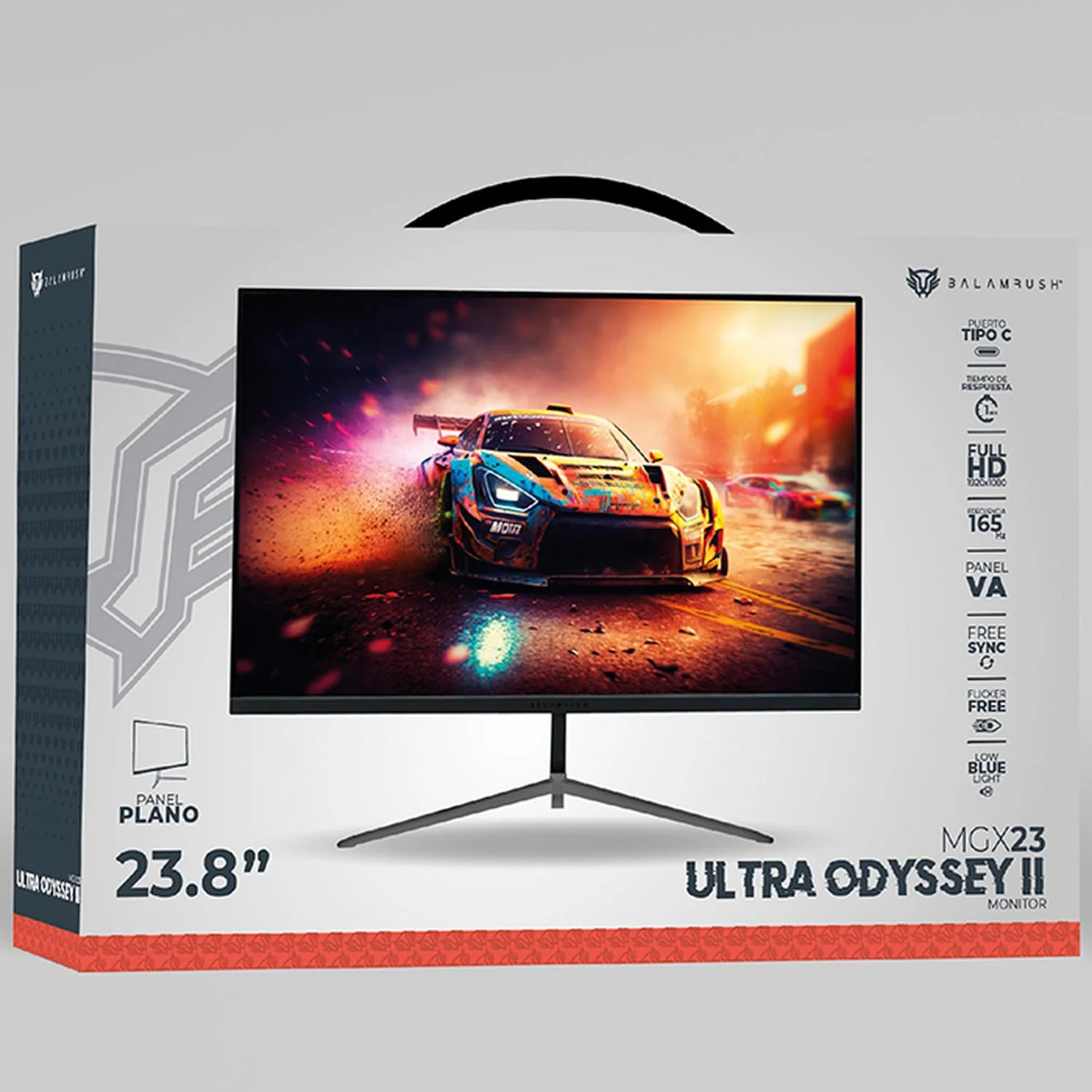 Monitor Gamer 23.8 BALAM RUSH ULTRA ODYSSEY II MGX23 1ms 165Hz FHD VA LED USB-C Negro BR-938341 - Image 6