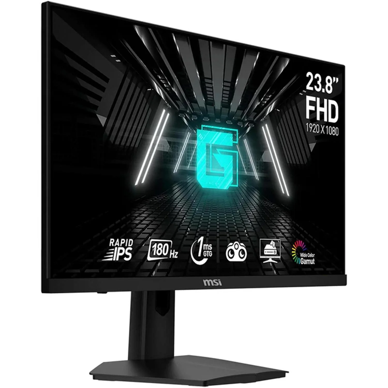 Monitor Gamer 23.8 MSI G244F E2 1ms 180Hz Full HD Rapid IPS HDMI DP Reacondicionado - Image 2