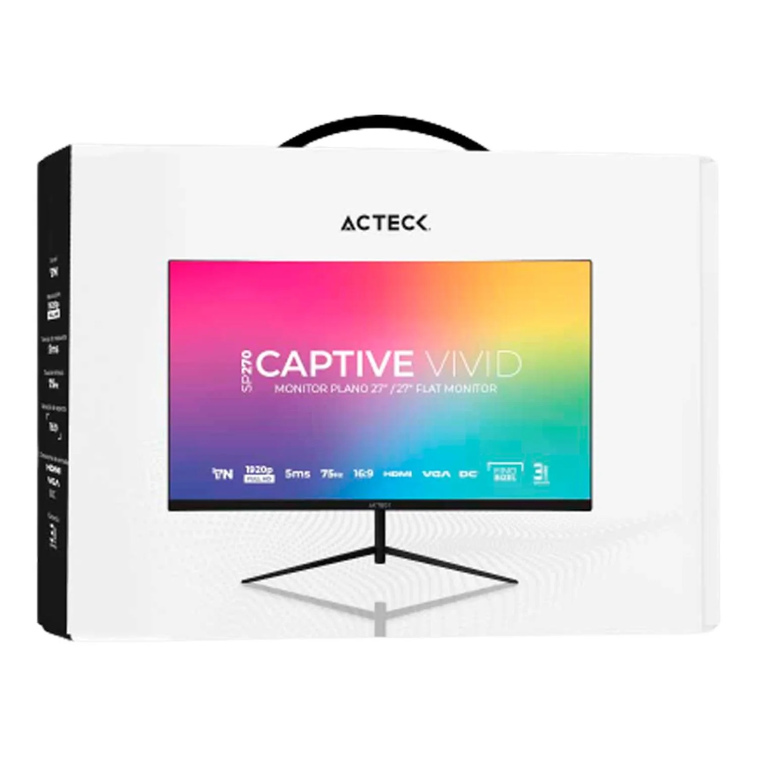 Monitor Gamer 27 ACTECK CAPTIVE VIVID SP270 5ms 75Hz FHD TN LED VGA HDMI AC-935845 - Image 5