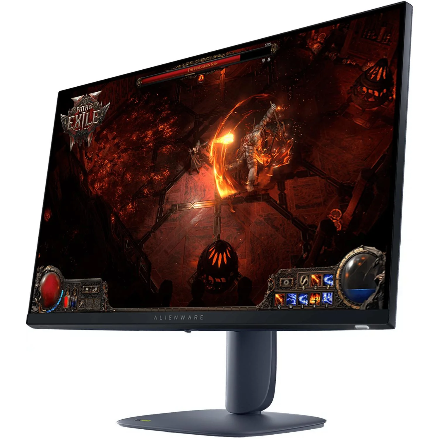 Monitor Gamer ALIENWARE 27" QHD 2560 x 1440 180Hz 1ms Panel Fast IPS Adaptive-Sync HDMI DP Soporte Ajustable AW2725DM Maxima Fluidez y Reaccion - Image 3