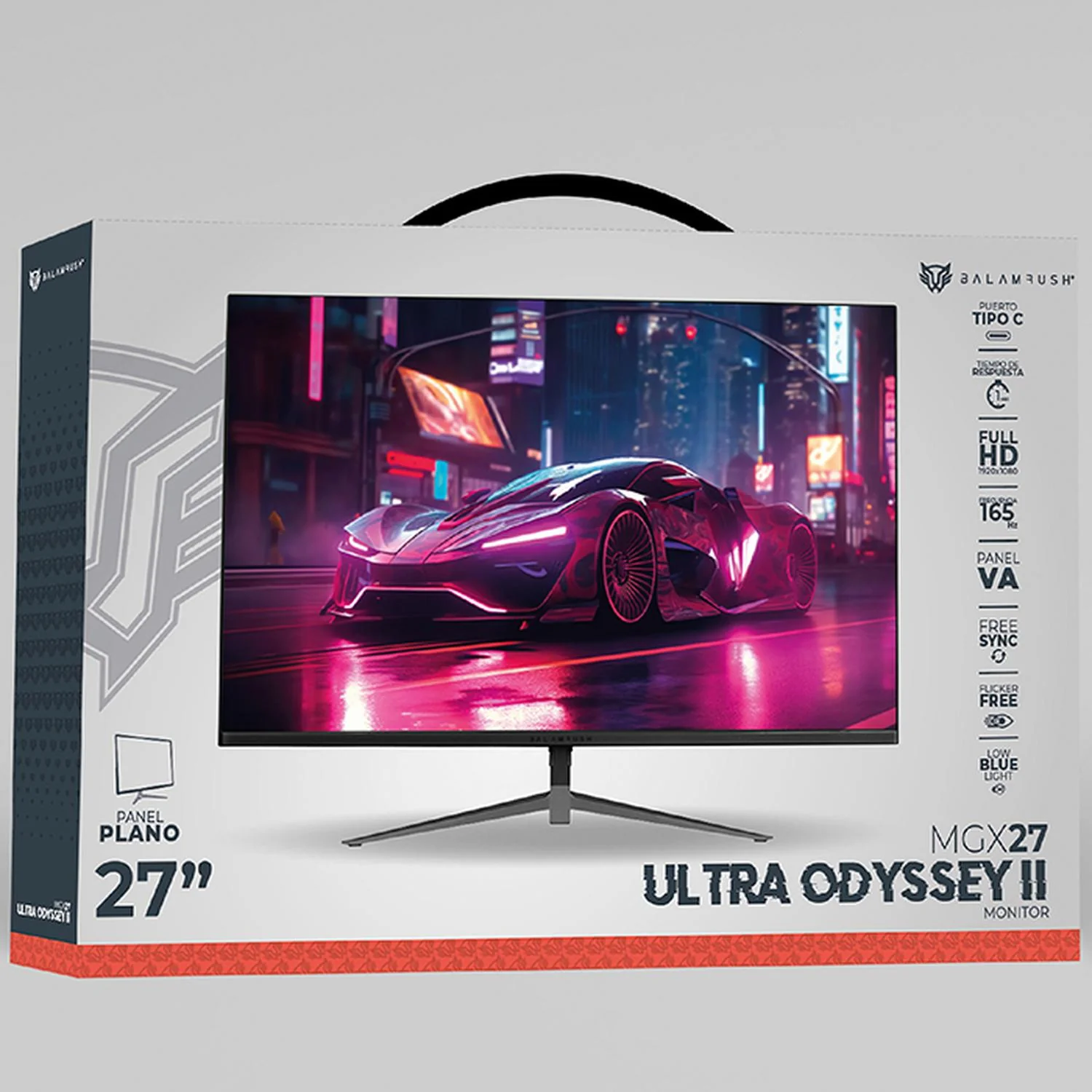 Monitor Gamer 27 BALAM RUSH ULTRA ODYSSEY II MGX27 1ms 165Hz FHD VA LED USB-C Negro BR-938297 - Image 6