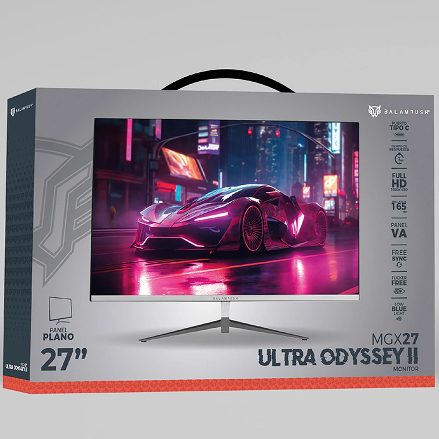 Monitor Gamer 27 BALAM RUSH ULTRA ODYSSEY II MGX27 1ms 165Hz FHD VA LED USB-C Blanco BR-938303 - Image 6