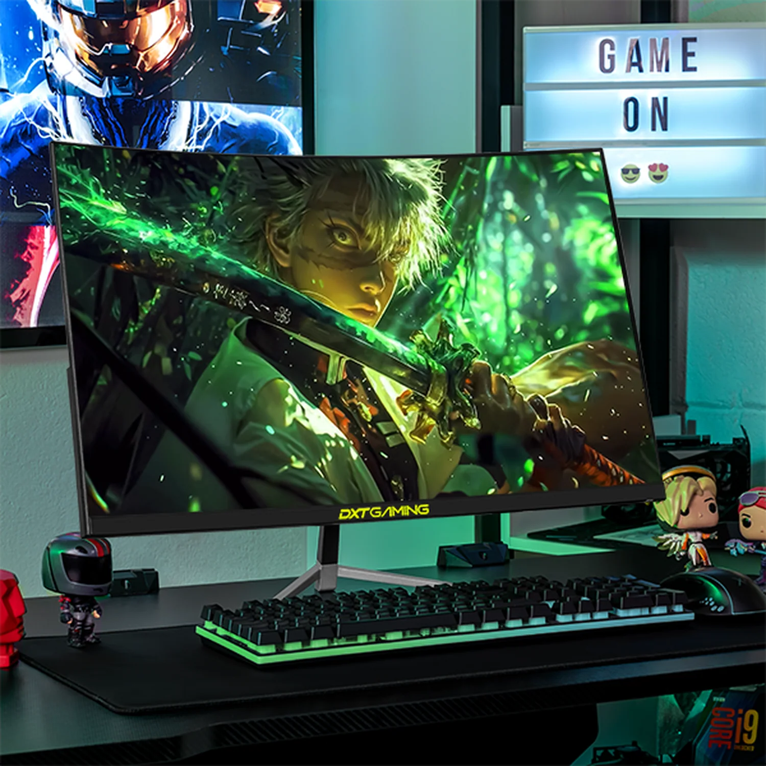 Monitor Gamer Curvo 27" DXT GAMING Sight FHD 180Hz 1ms VA Adaptive-Sync DP HDMI Altavoces Negro DXT2706CBK Máxima Fluidez y Reacción - Image 6