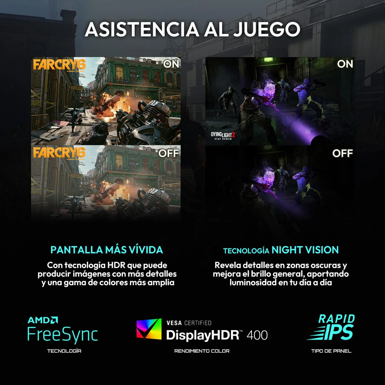 Monitor Gamer 27 MSI G274QPF 1ms 170Hz Wide Quad HD Rapid IPS HDMI USB-C DisplayPort G-Sync Reacondicionado Grado B - Image 4