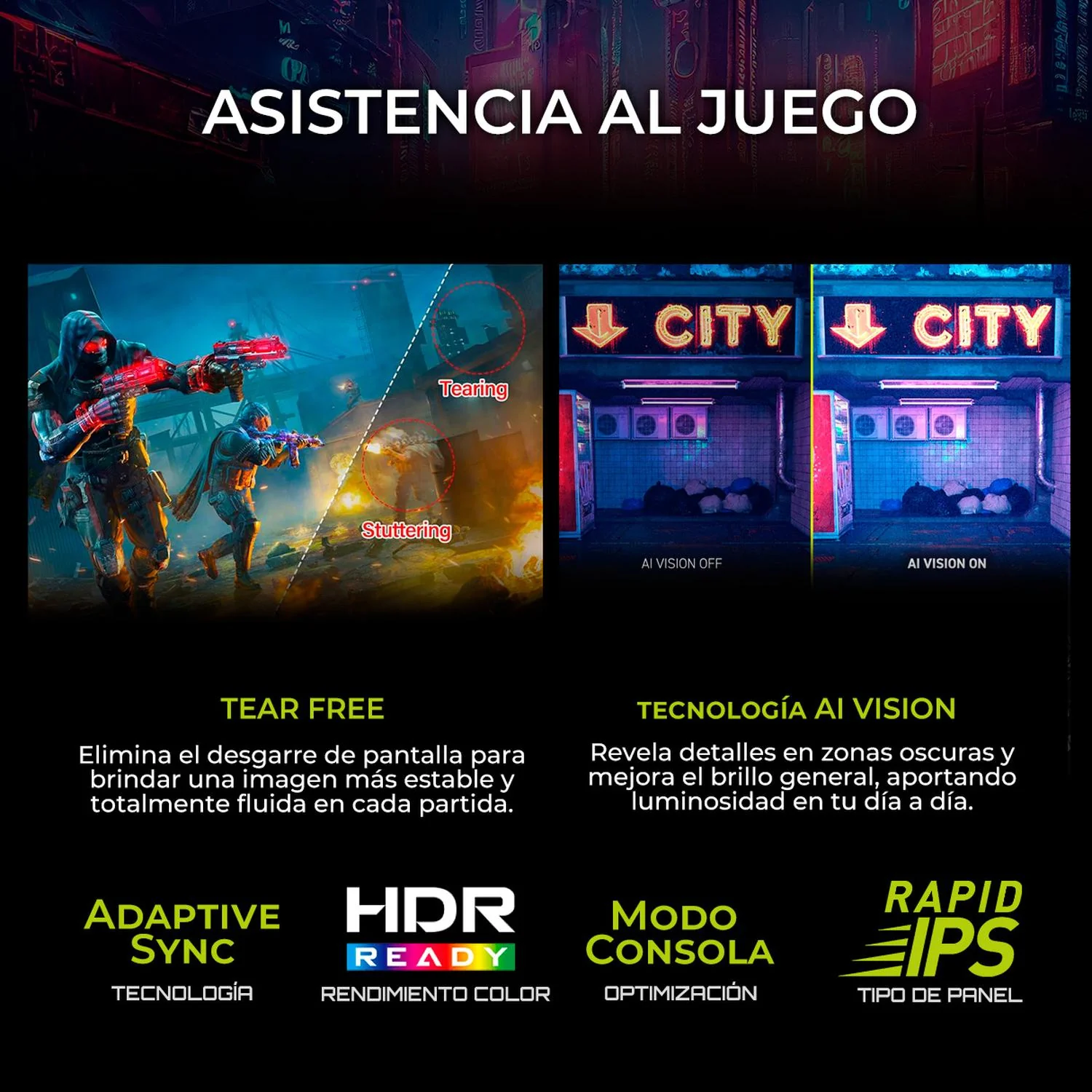 Monitor Gamer 27" MSI MAG 272F FHD 1920 x 1080 200Hz 0.5ms Panel Rapid IPS Adaptive-Sync HDMI DP Negro Rendimiento Competitivo y Gaming Fluido - Image 4