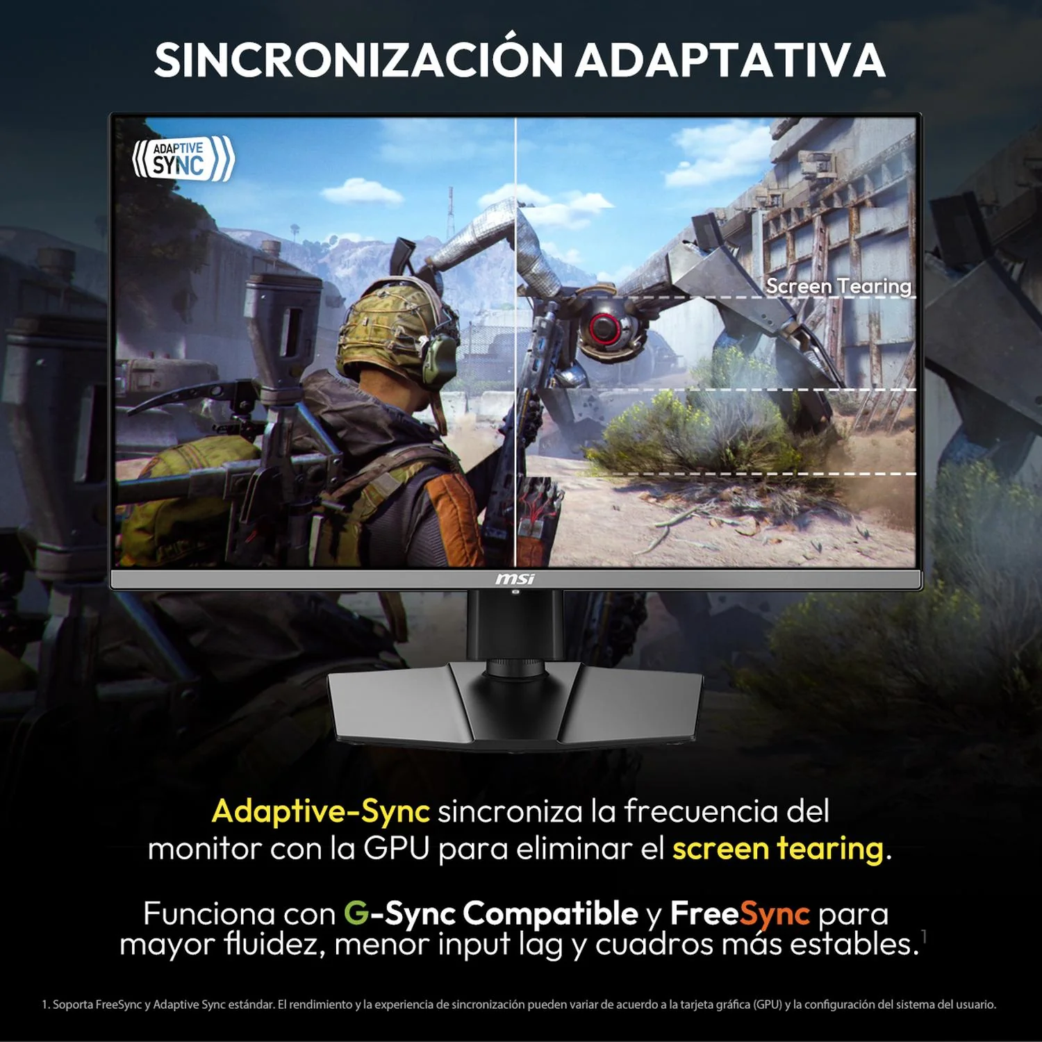 Monitor Gamer OLED 27" MSI MAG 272QP QD-OLED X50 WQHD 2560x1440 500Hz 0.03ms Nvidia G-Sync HDMI 2.1 DP 1.4a USB-C Garantia OLED 3 Años - Image 3