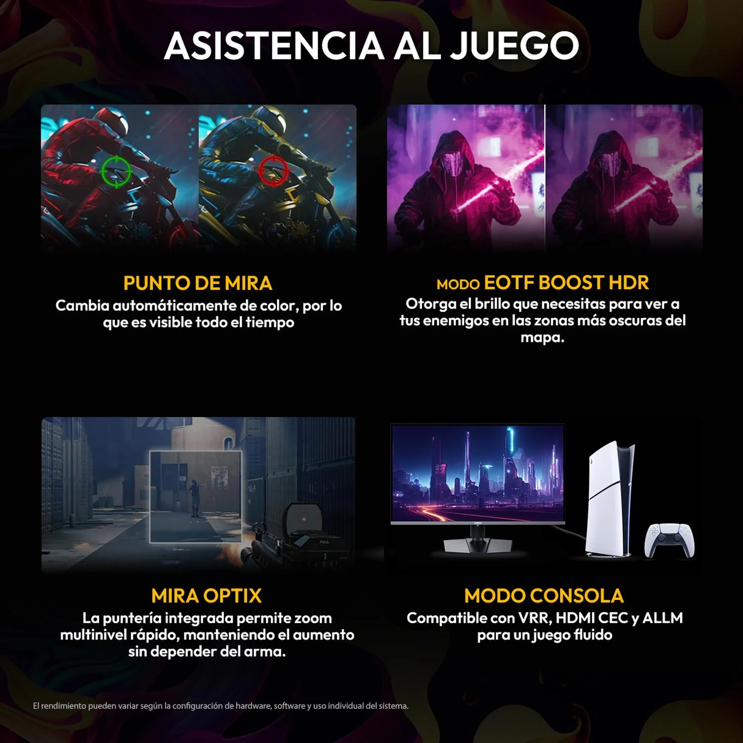 Monitor Gamer OLED 27" MSI MAG 272QP QD-OLED X50 WQHD 2560x1440 500Hz 0.03ms Nvidia G-Sync HDMI 2.1 DP 1.4a USB-C Garantia OLED 3 Años - Image 4