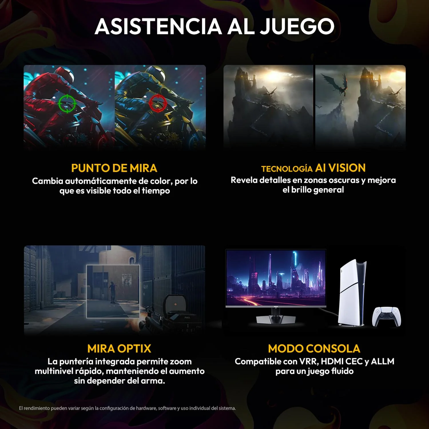 Monitor Gamer OLED 27" MSI MAG 272QPW QD-OLED X28 WQHD 2560x1440 280Hz 0.03ms HDMI 2.1 DP 1.4a USB-C Nvidia G-Sync Garantia OLED 3 Años - Image 4