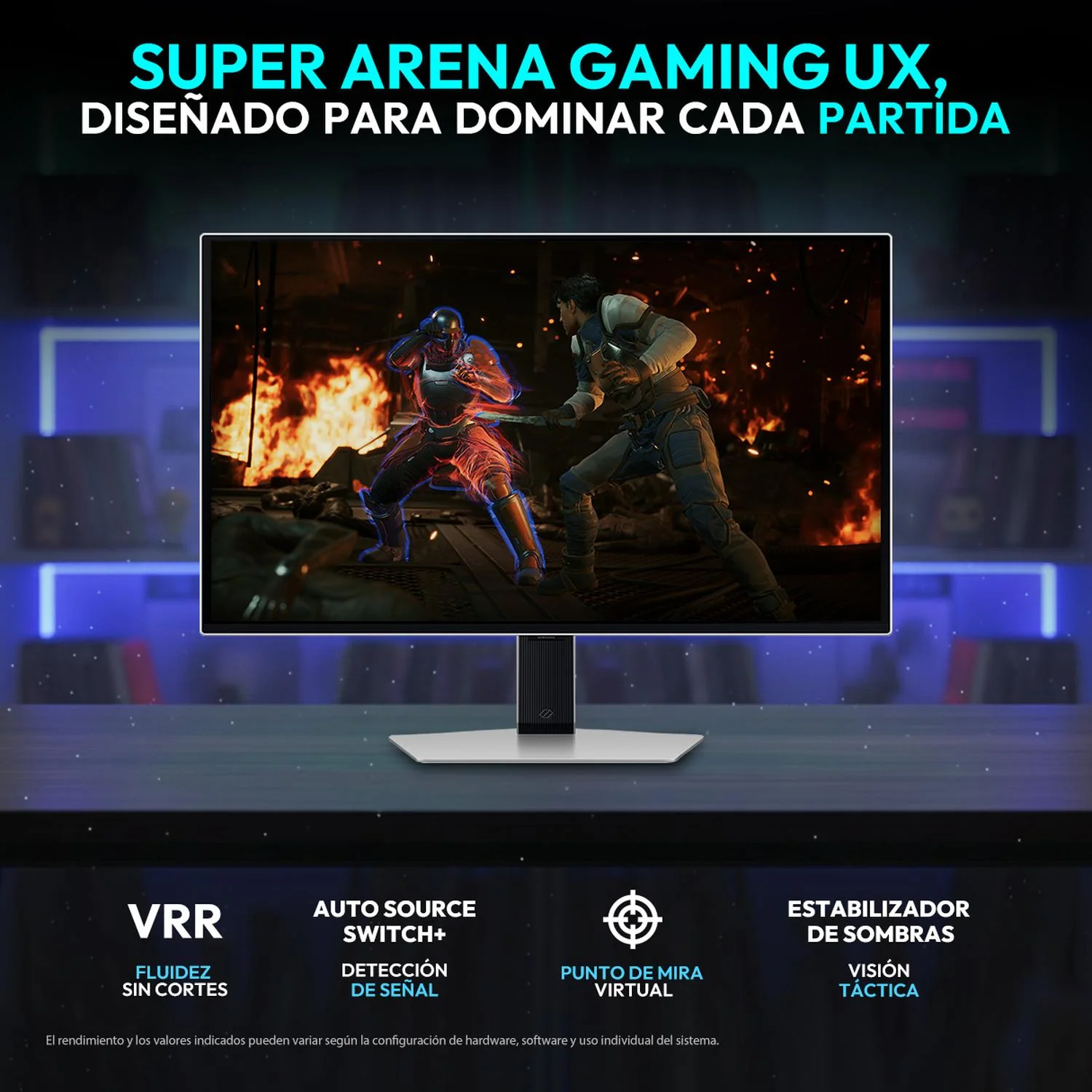 Monitor Gamer 27" SAMSUNG Odyssey OLED G6 0.03ms 360Hz QHD HDMI 2.1 DisplayPort 1.4 Adaptive Sync Silver - Image 4