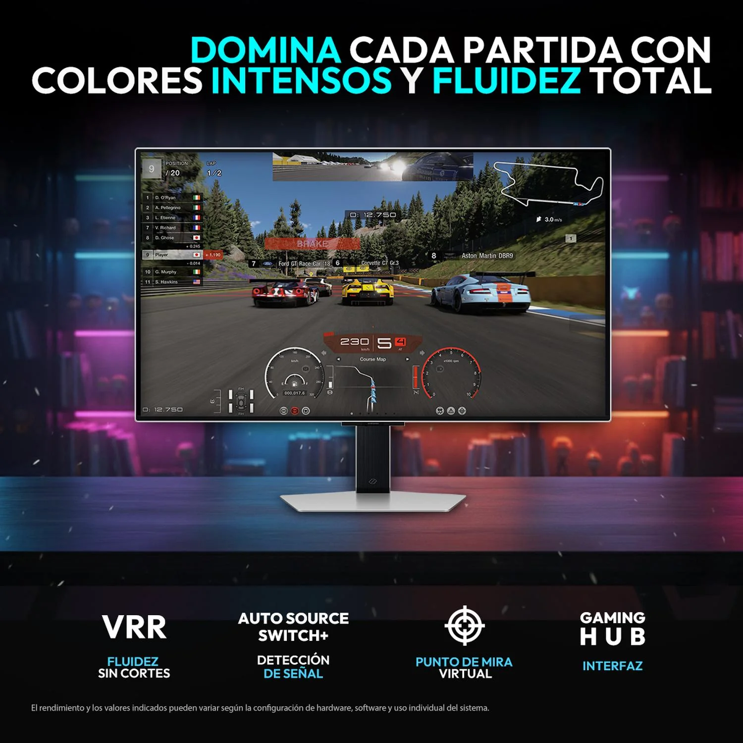 Monitor Gamer 32" SAMSUNG Odyssey OLED G8 0.03ms 240Hz 4K UHD HDMI 2.1 DisplayPort 1.4 Altavoces Adaptive Sync Silver - Image 4