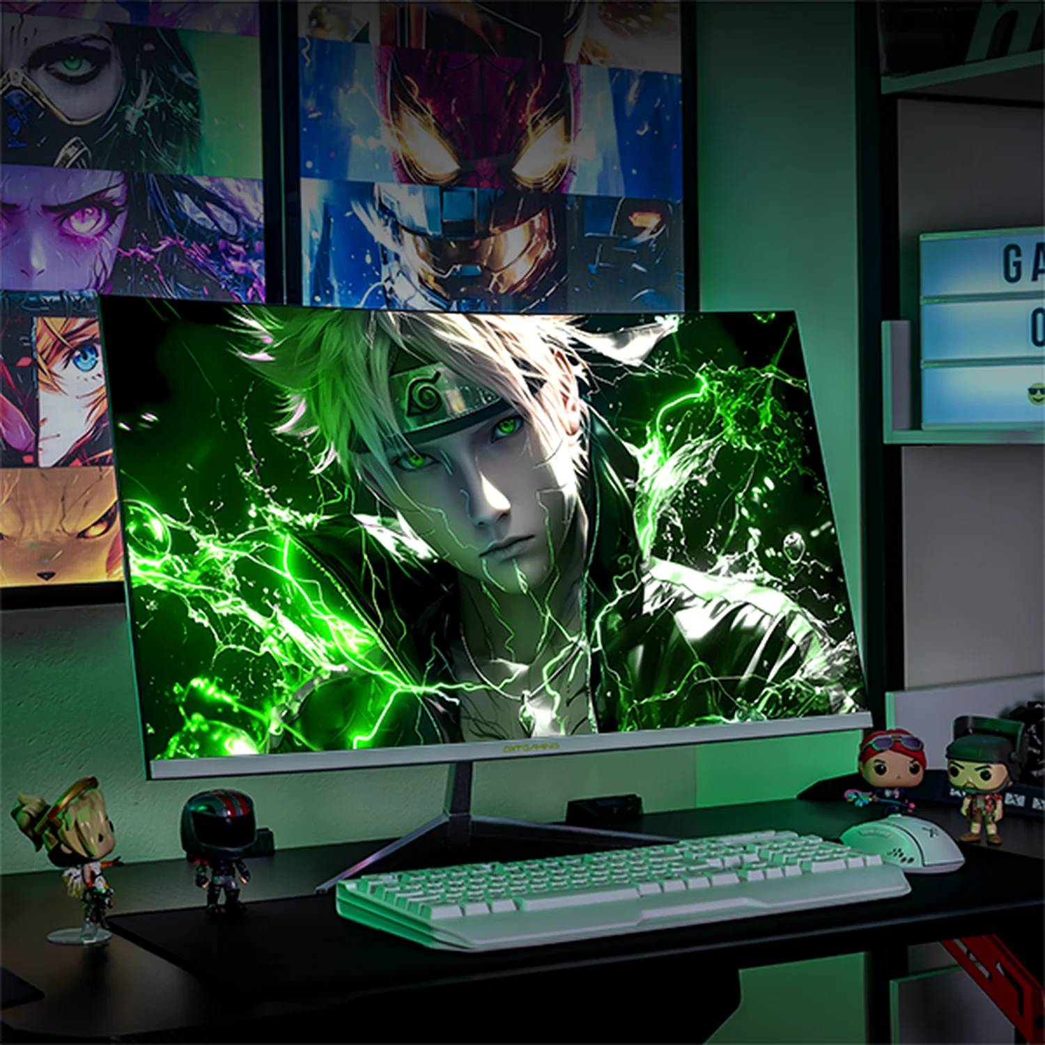 Monitor Gamer Curvo 31.5" DXT GAMING Sight 1ms 180Hz FHD VA DP HDMI USB Adaptive-Sync Blanco MDXT315CWT - Image 6