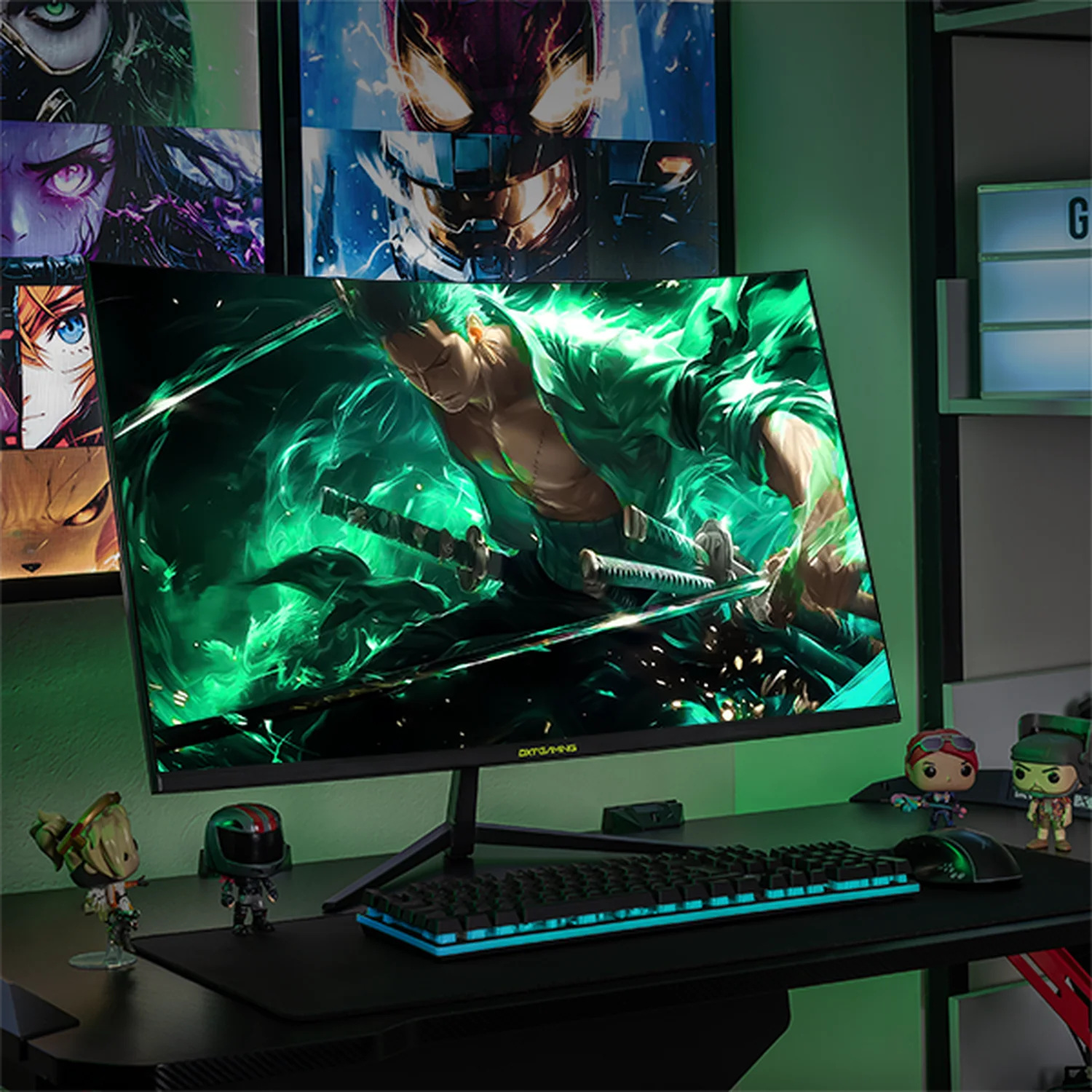 Monitor Gamer Curvo 31.5" DXT GAMING Sight 1ms 180Hz FHD VA DP HDMI USB Adaptive-Sync Negro MDXT315CBK - Image 6