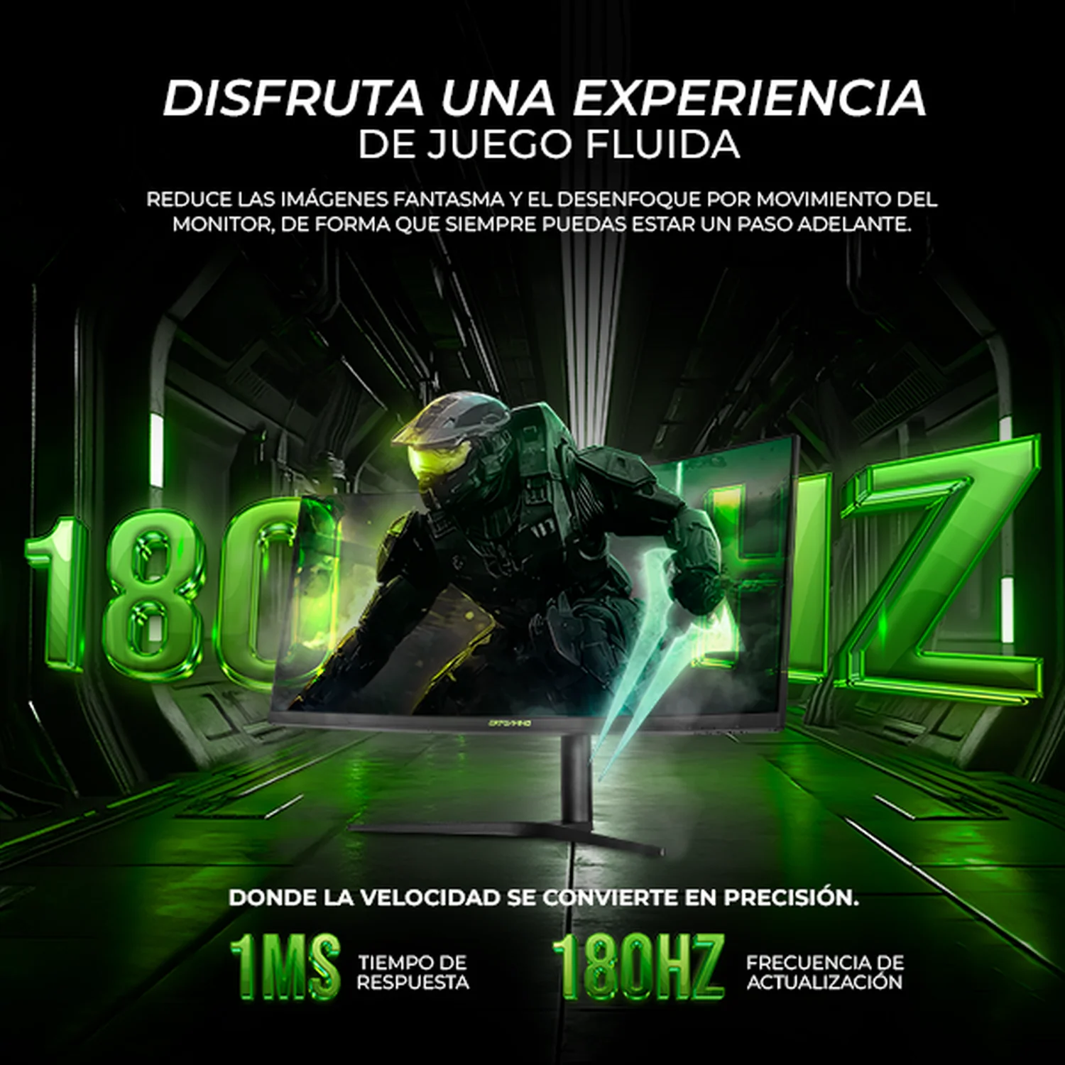 Monitor Gamer Curvo 34" DXT GAMING Immersion Ultra Wide UWQHD 1MS 180Hz VA RGB FreeSync G-Sync Negro - Image 3