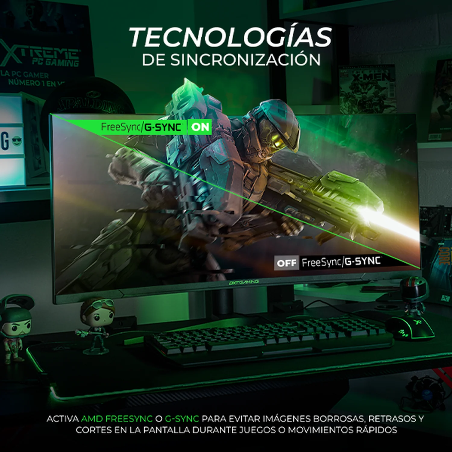 Monitor Gamer Curvo 34" DXT GAMING Immersion Ultra Wide UWQHD 1MS 180Hz VA RGB FreeSync G-Sync Negro - Image 4