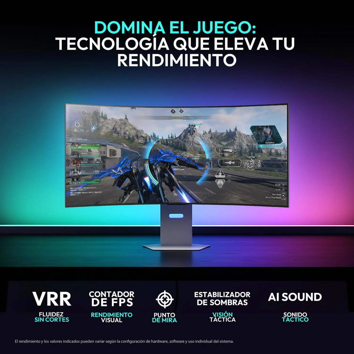 Monitor Gamer Curvo 39" LG UltraGear 39GX90SA-W 0.03ms 240Hz Ultra Wide QHD OLED USB-C DisplayPort 1.4 Altavoces Adaptive Sync Blanco - Image 4