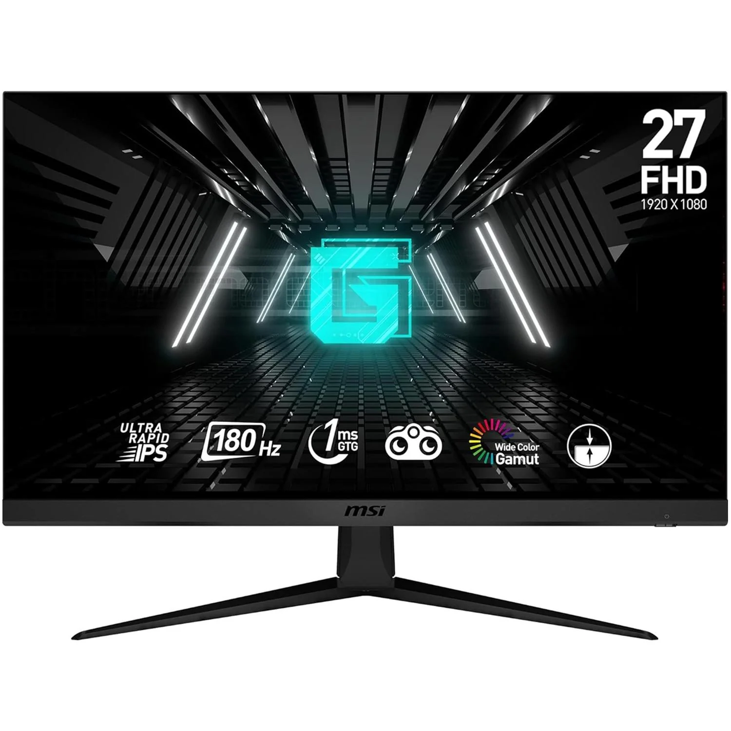 Monitor Gamer MSI 27" MDI G2712F 1ms 180Hz Full HD Ultra Rapid IPS HDMI 2.0b DisplayPort 1.2a Caja Dañada