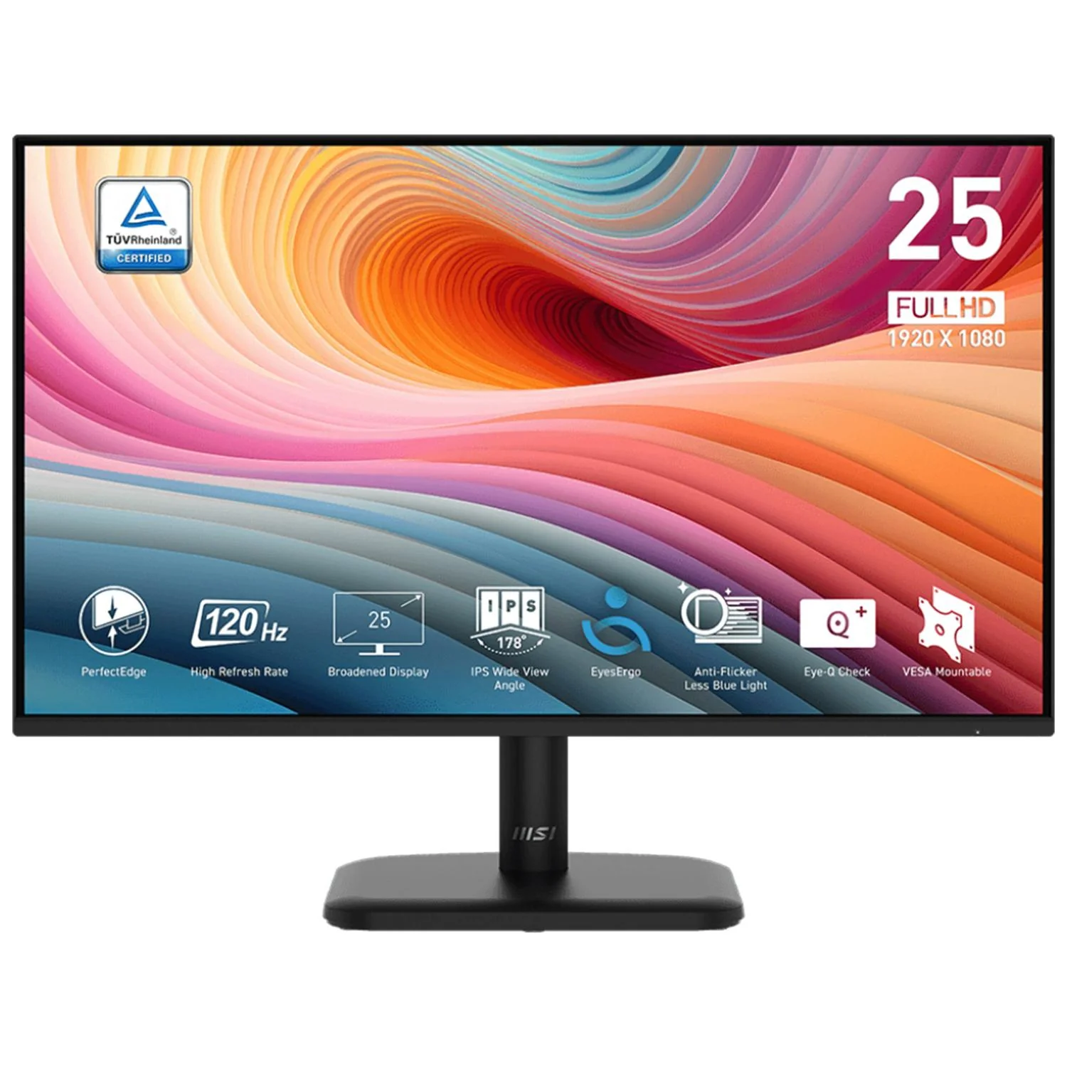 Monitor MSI 24.5" PRO MP251L E2 1ms 120Hz Full HD IPS HDMI 1.4b D-Sub Reacondicionado