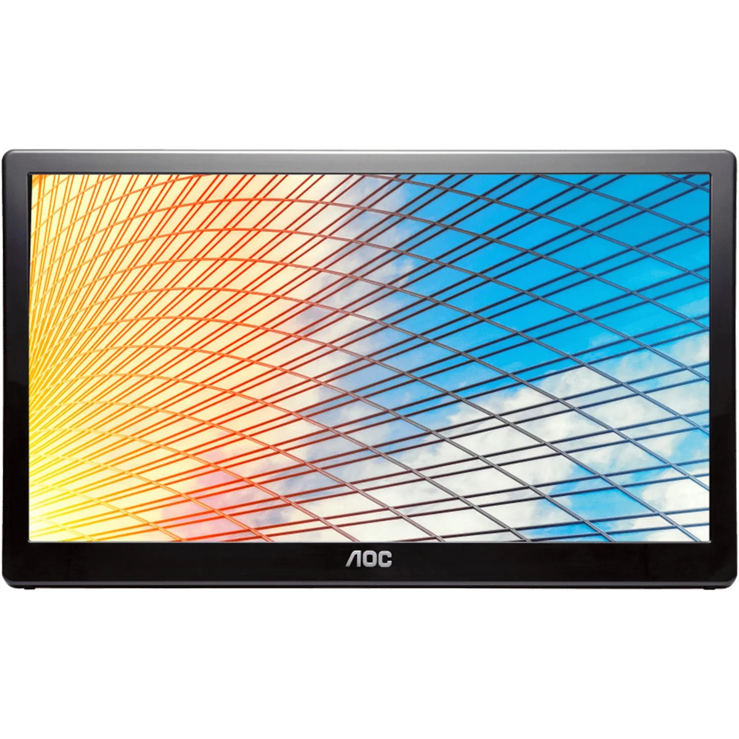 Monitor Portatil 15.6 AOC 60Hz HD TN WLED USB 3.0 Reacondicionado E1659FWUB-RF