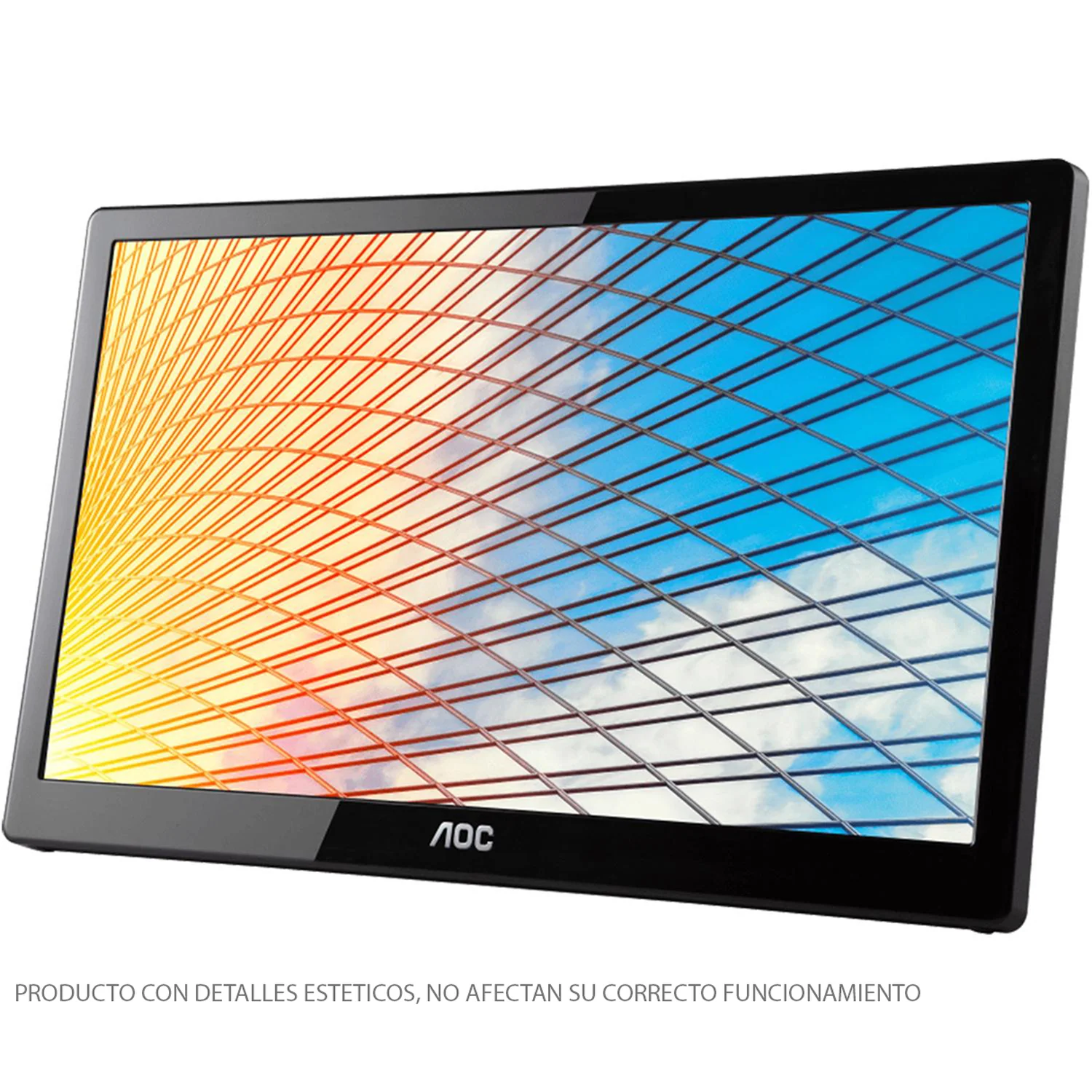 Monitor Portatil 15.6 AOC 60Hz HD TN WLED USB 3.0 Reacondicionado Grado B (Bueno) E1659FWUB-RFB2 - Image 2