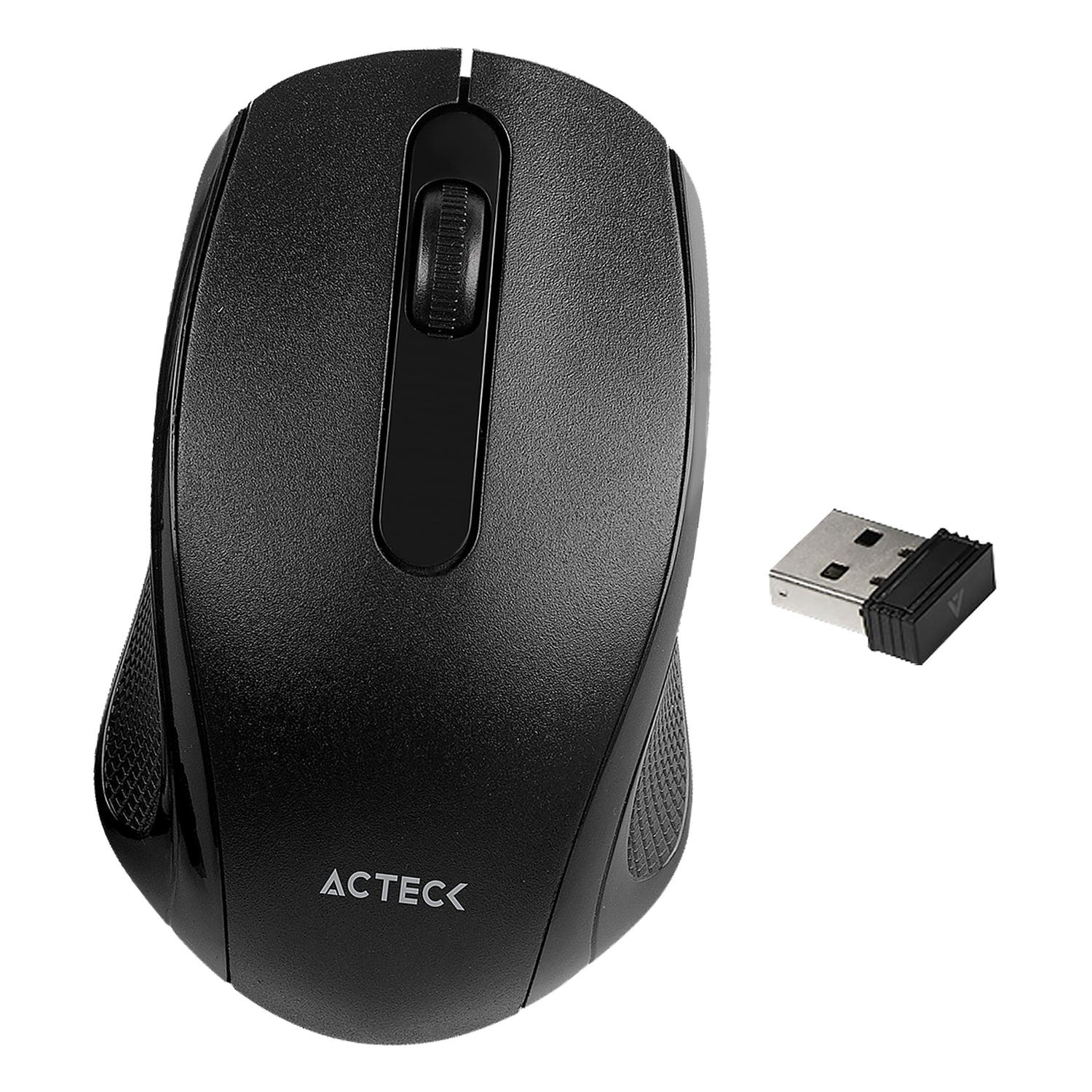 Mouse ACTECK MI240 1200dpi 2 Botones Inalambrico USB 2.4 Ghz Negro AC-928885 - Image 4