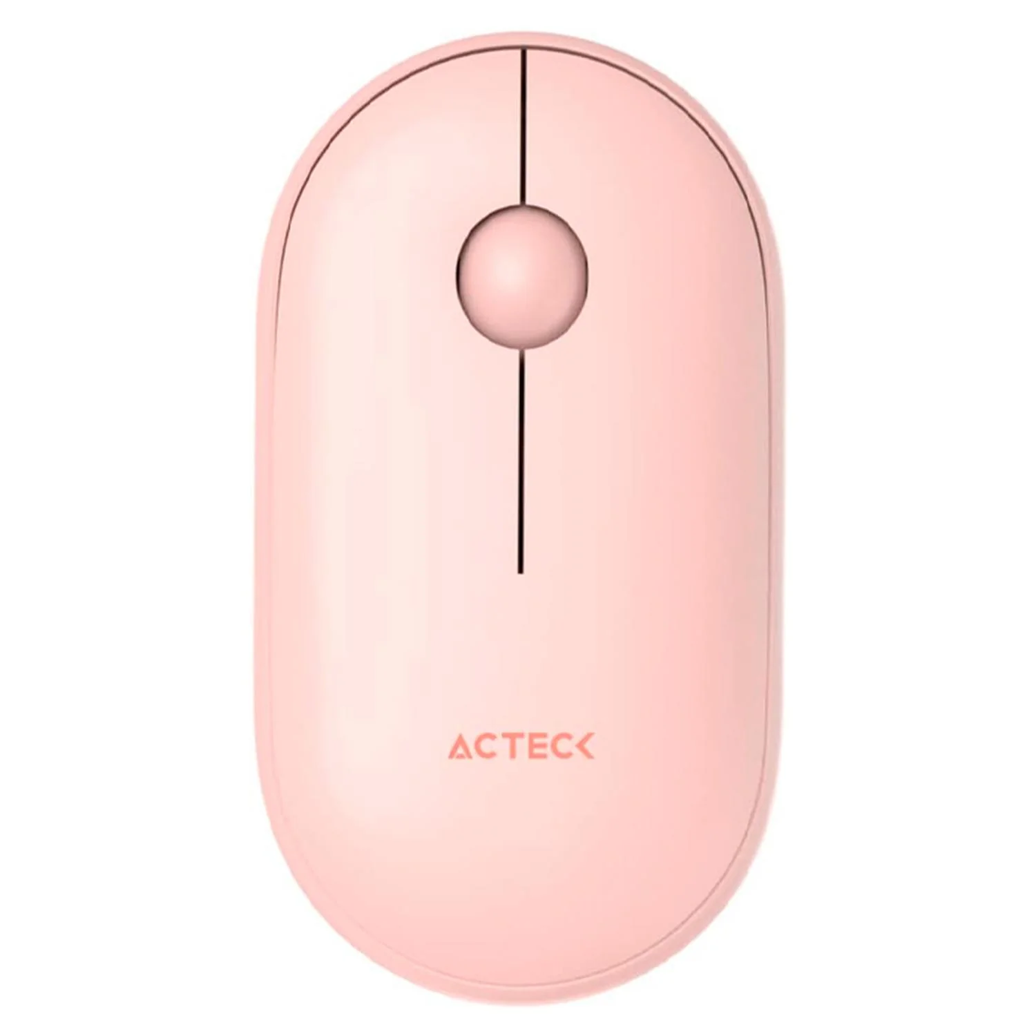 Mouse ACTECK OPTIMIZE EDGE MI460 Ultra Delgado 1600dpi 2 Botones Inalambrico USB 2.4 Ghz Rosa AC-934107