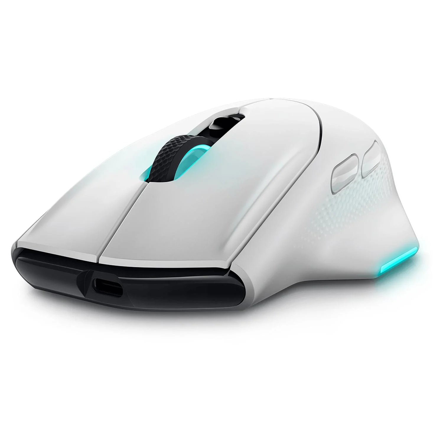 Mouse Gamer ALIENWARE AW620M 26000DPI Inalambrico Recargable 7 Botones Programables AlienFX RGB Blanco - Image 6