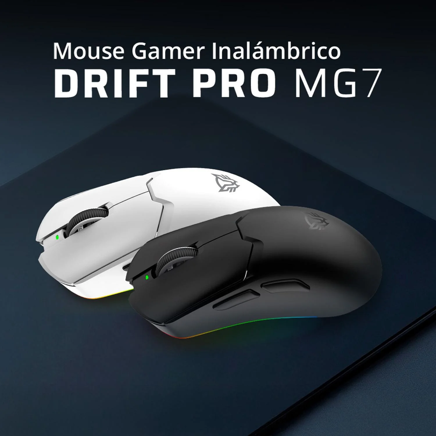 Mouse Gamer BALAM RUSH DRIFT PRO MG7 26000dpi 5 Botones Inalambrico 2.4GHz BT 5.3 Blanco BR-938532 Mayor precisión y control en el juego - Image 4
