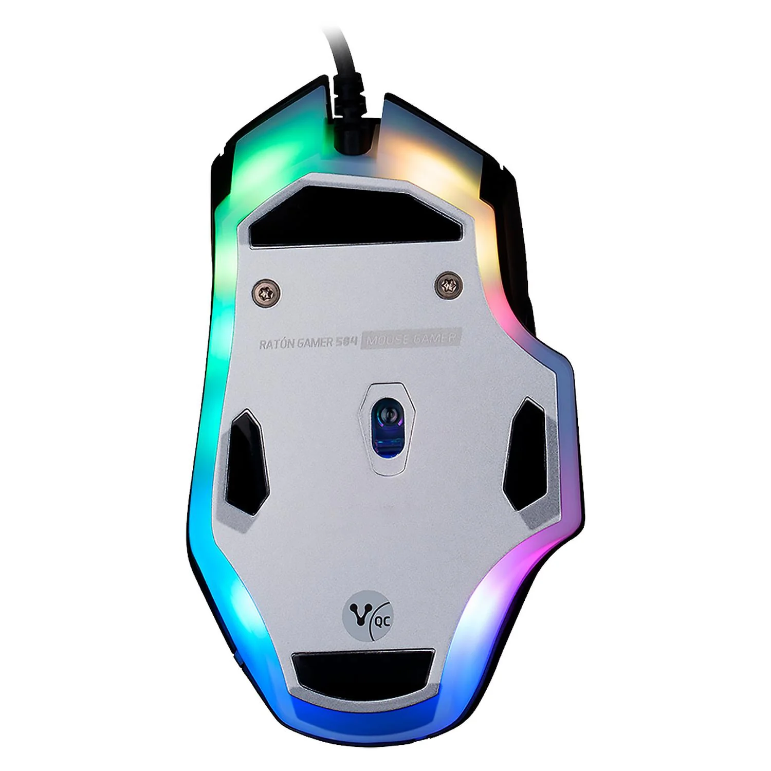 Mouse Gamer VORAGO MO-504 USB RGB 6400DPI 6 Botones - Image 6