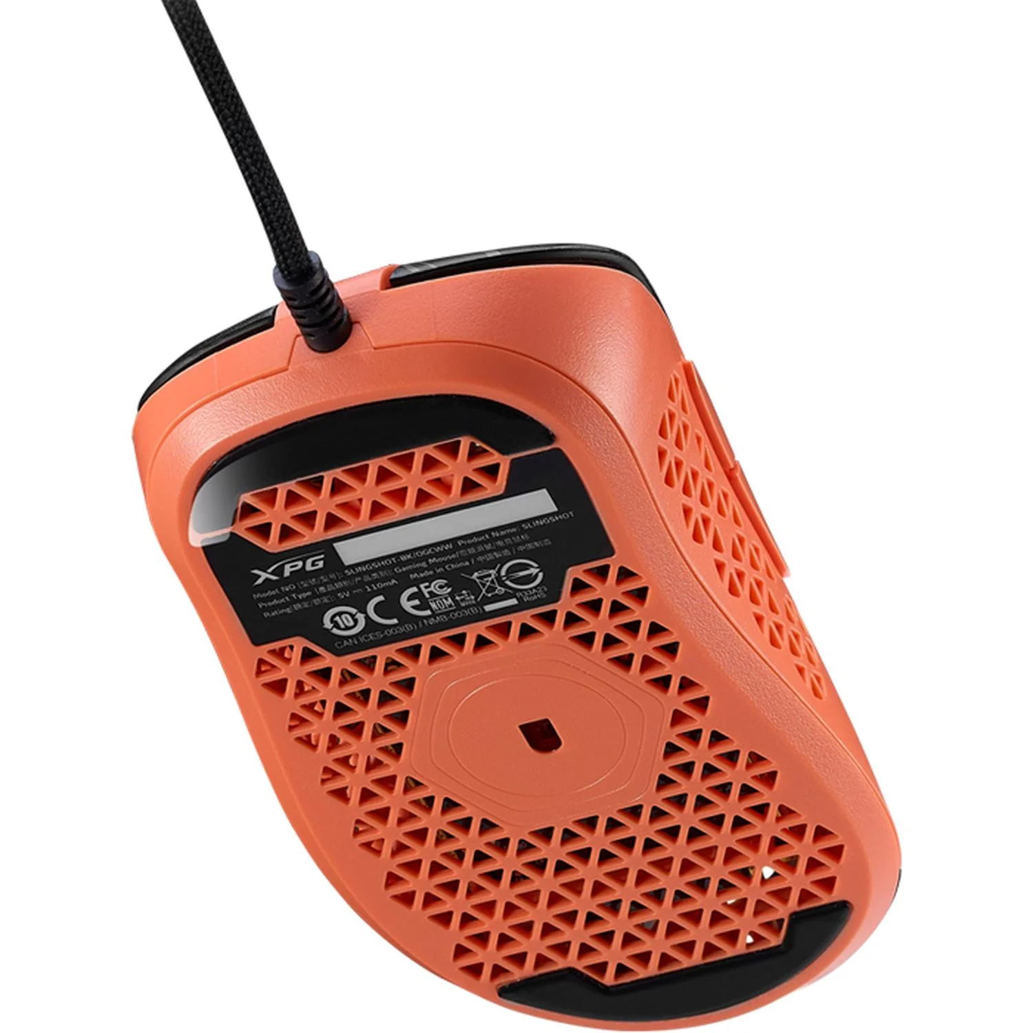 Mouse Gamer XPG SLINGSHOT MERA EDITION 12000DPI 6 Botones USB RGB SLINGSHOT-BK/OGCWW - Image 5
