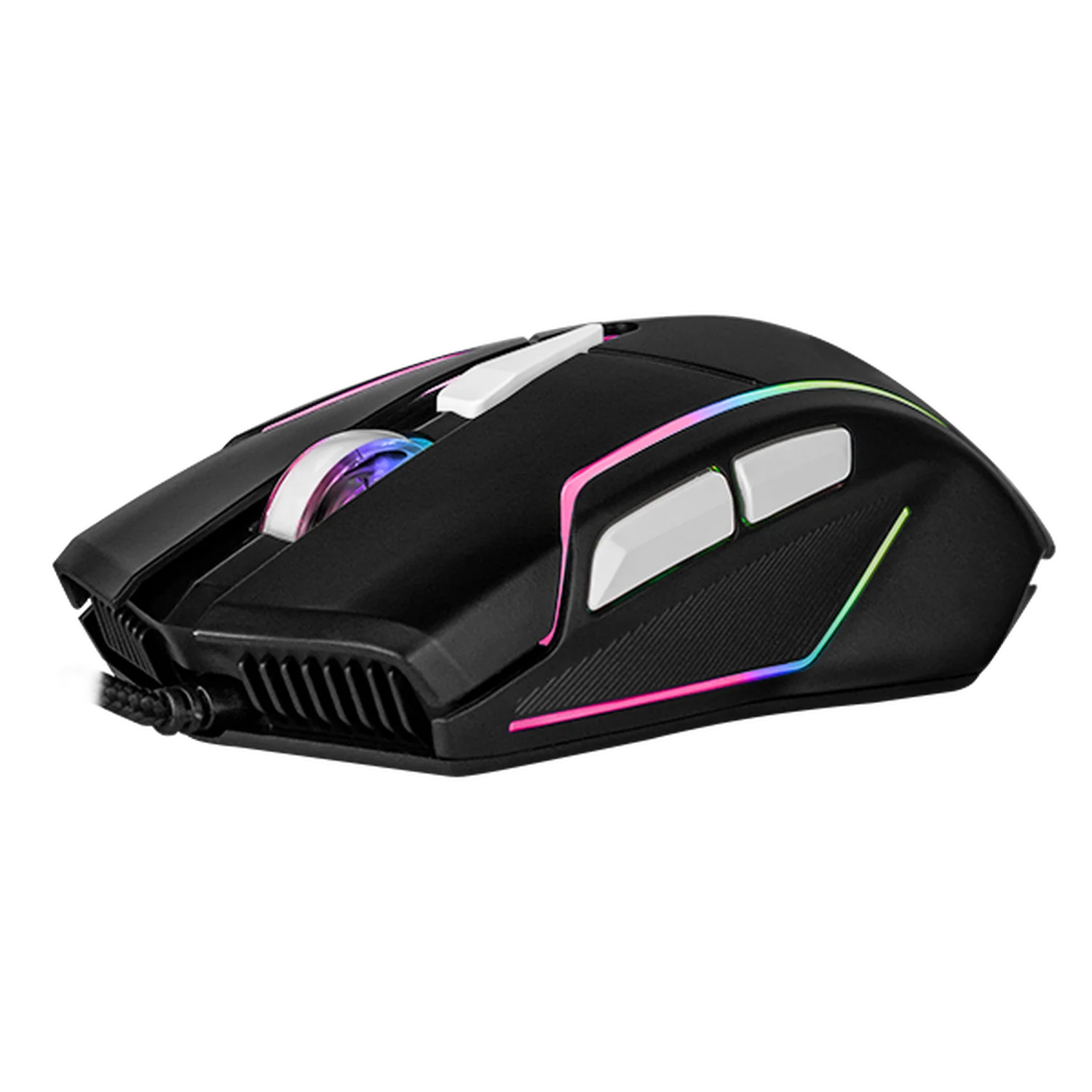 Mouse Gaming DXT GAMING Grip RGB 7200 DPI Sensor Optico 6 Botones Programables 13 Modos de Retroiluminacion Alambrico USB Negro MGDXT046BK - Image 2