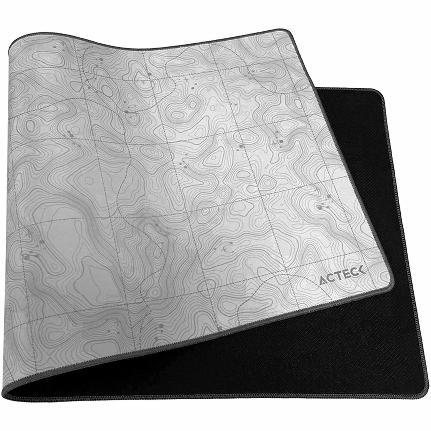 Mouse Pad ACTECK VIBE FLOW TERRAIN MT494T Diseño Curvas Blanco AC-941068 - Image 3