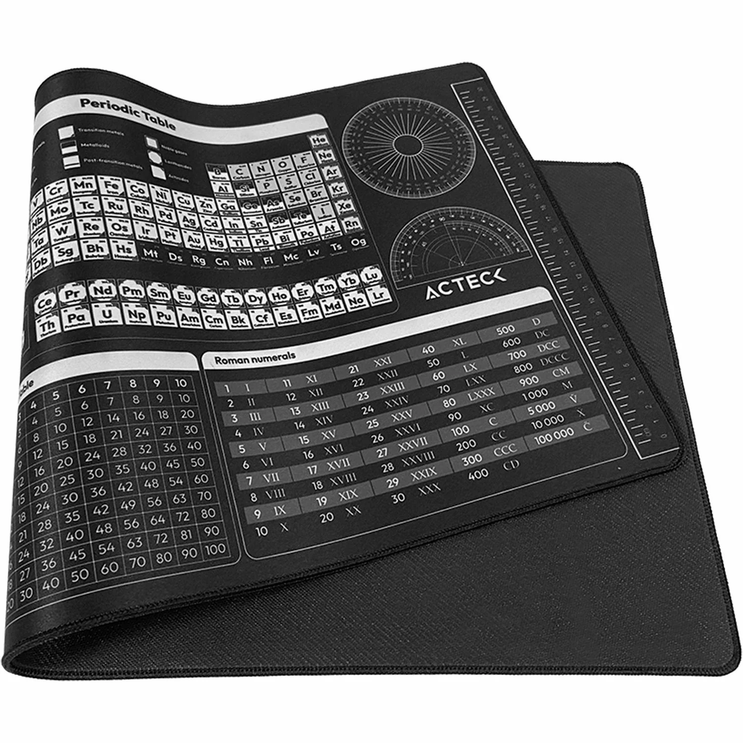 Mouse Pad ACTECK VIBE FLOW TOOLS MT494H Diseño Algebraico Negro AC-941075 - Image 3