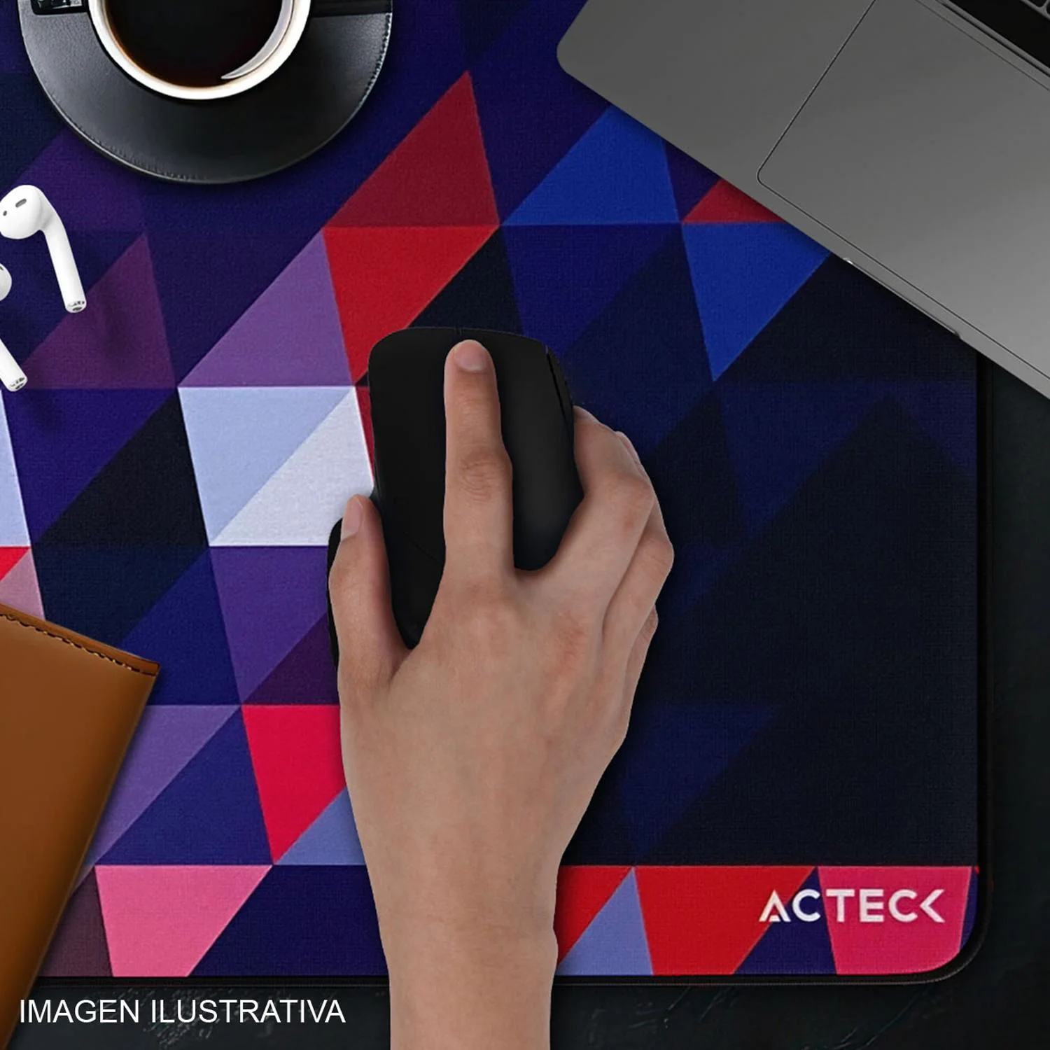 Mouse Pad ACTECK VIBE FLOW VITRO MT464T Diseño Multicolor AC-941105 - Image 4