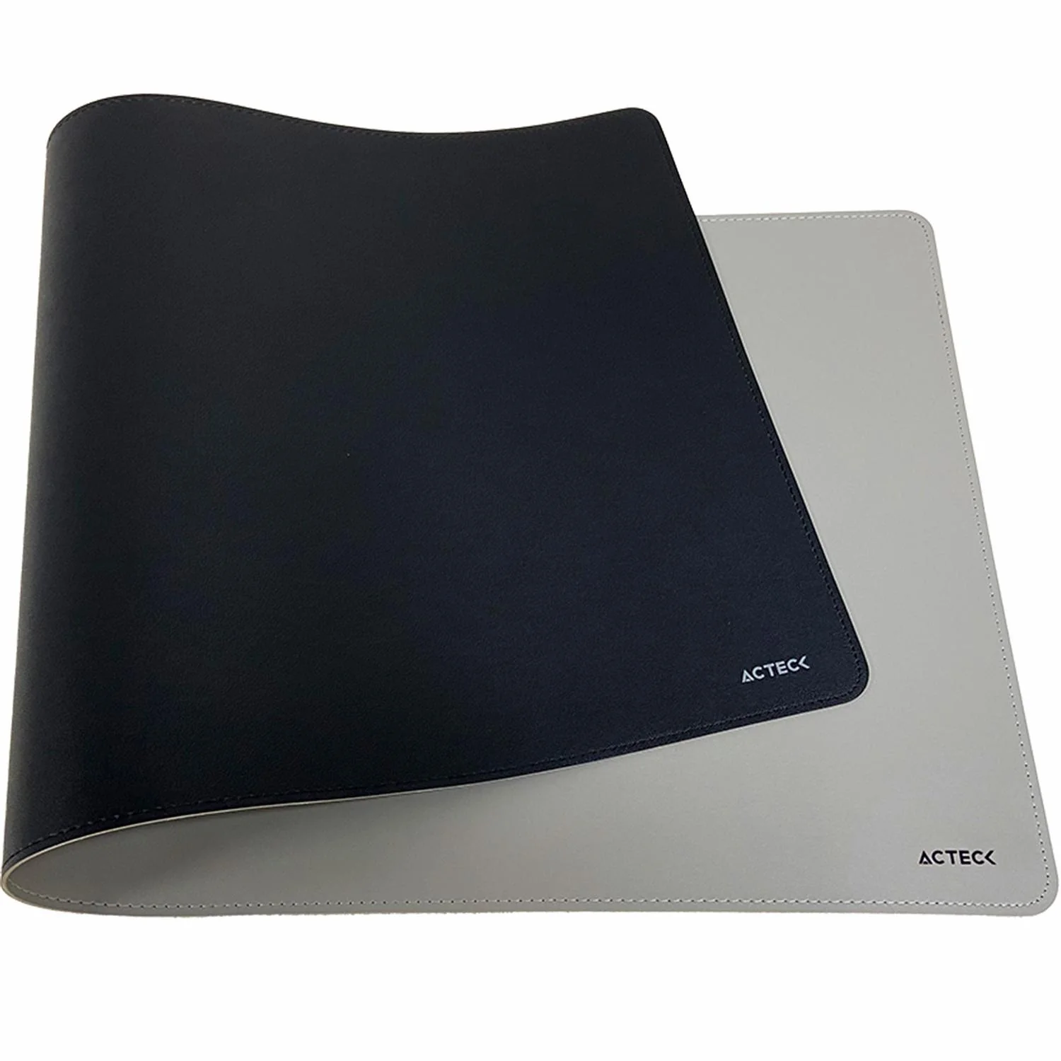 Mouse Pad ACTECK VIBE LEATHER TP676L Doble Vista Diseño Liso Azul/Gris AC-941006 - Image 3