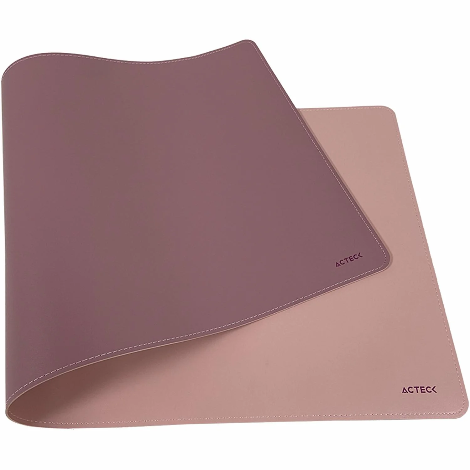 Mouse Pad ACTECK VIBE LEATHER TP676L Doble Vista Diseño Liso Rosa/Lila AC-941013 - Image 3
