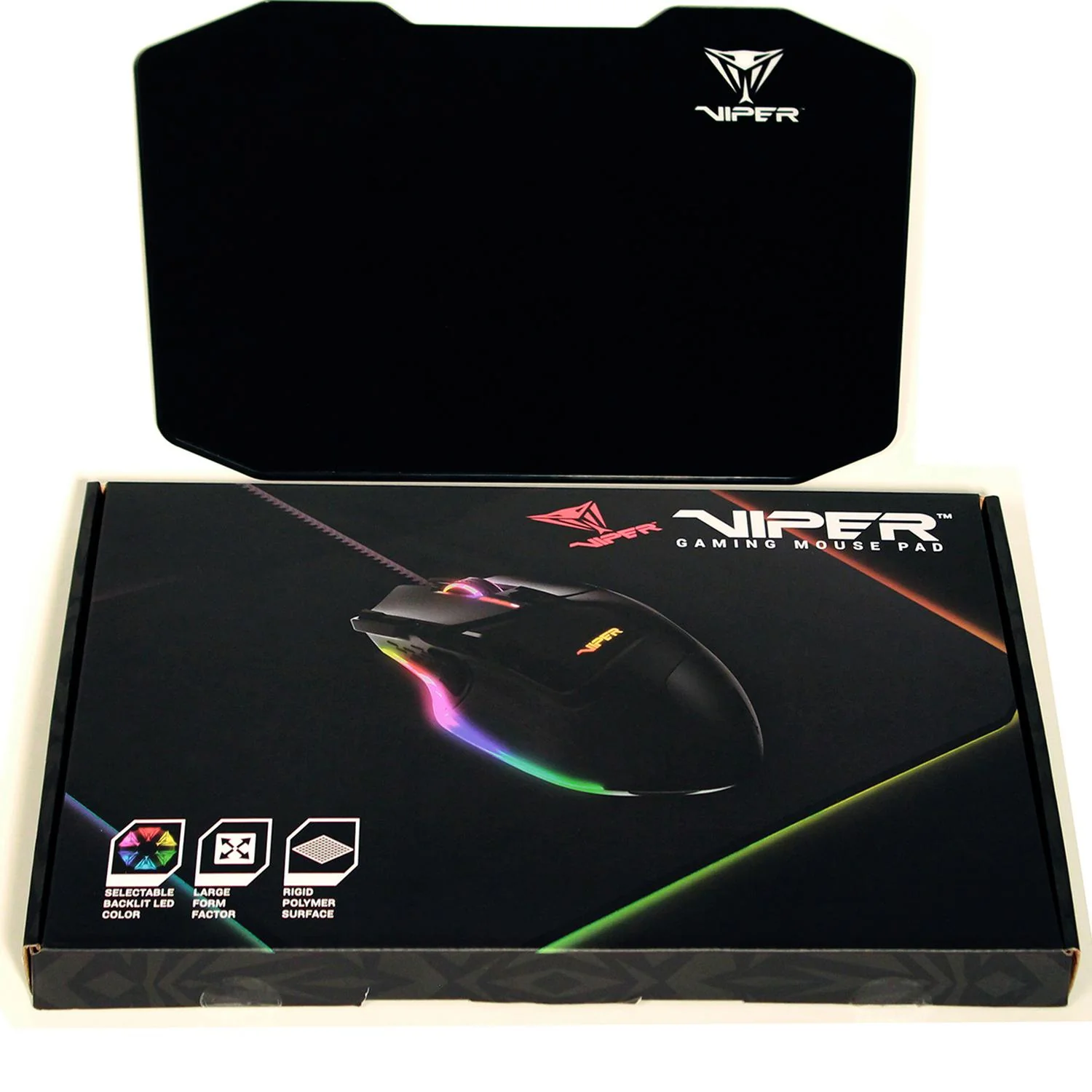 Mouse Pad PATRIOT VIPER RGB Diseño Liso 24x35 Negro PV160UXK - Image 3