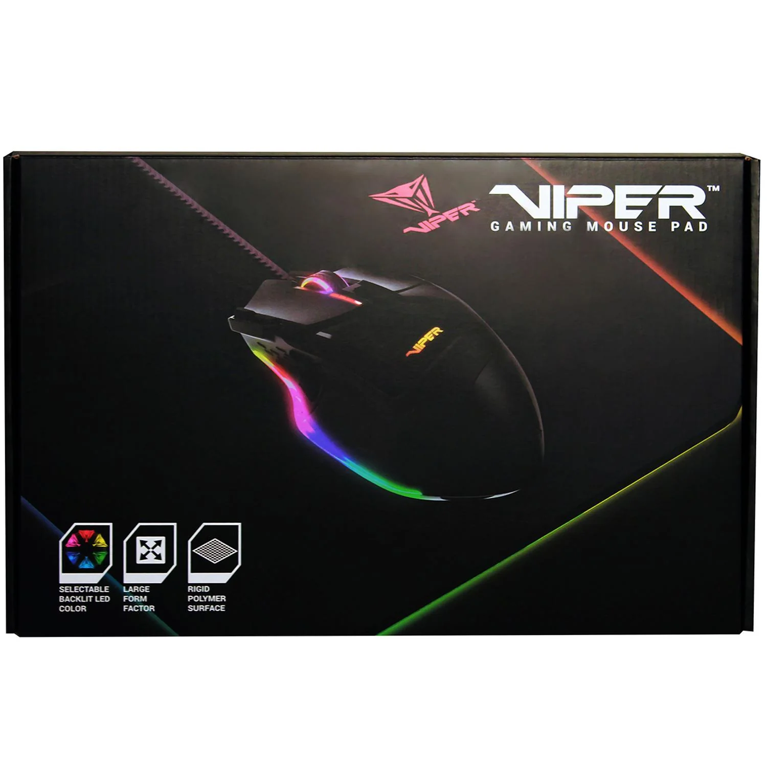 Mouse Pad PATRIOT VIPER RGB Diseño Liso 24x35 Negro PV160UXK - Image 6