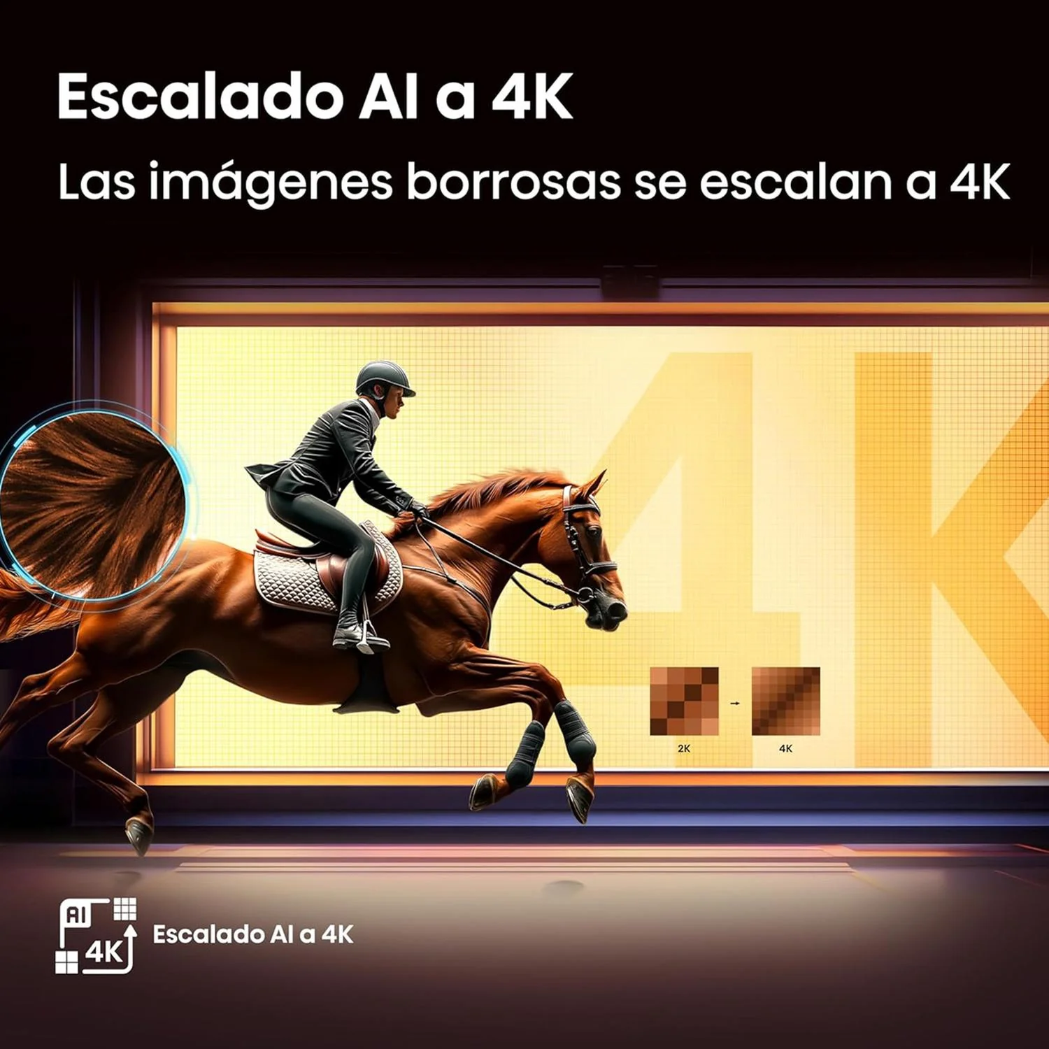 Pantalla Smart TV 50" HISENSE A65NV 4K Ultra HD Wi-Fi Bluetooth HDMI - Image 2