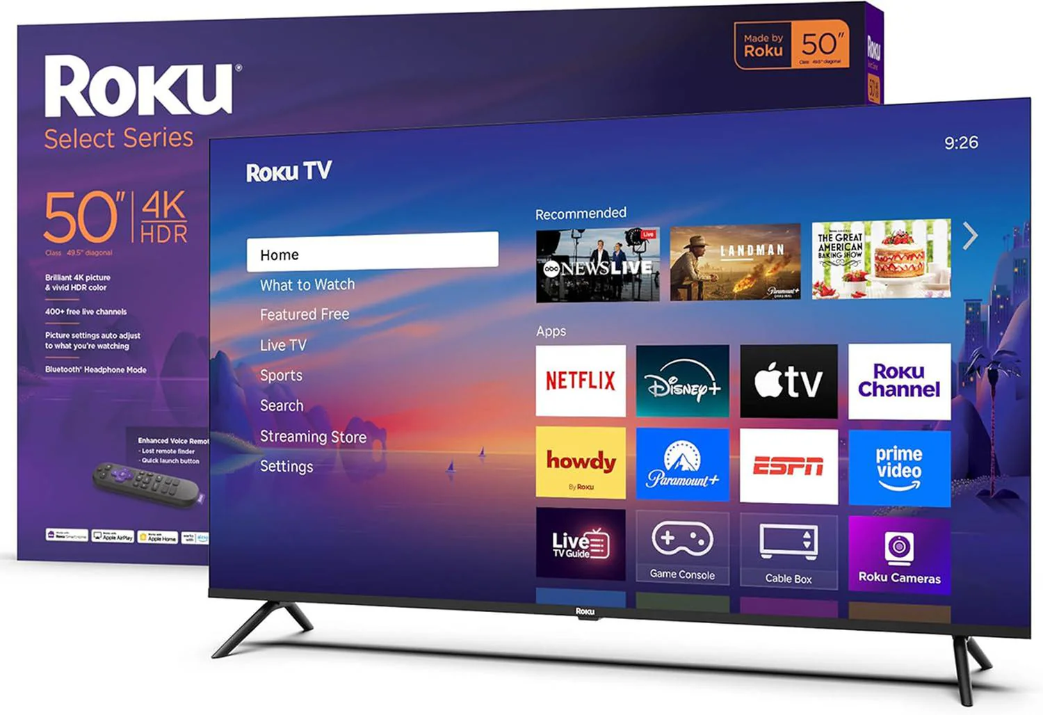 Pantalla Smart TV 50 pulgadas ROKU SELECT SERIES 4K 60Hz Ultra HD LED Roku TV 50R4C5 - Image 5