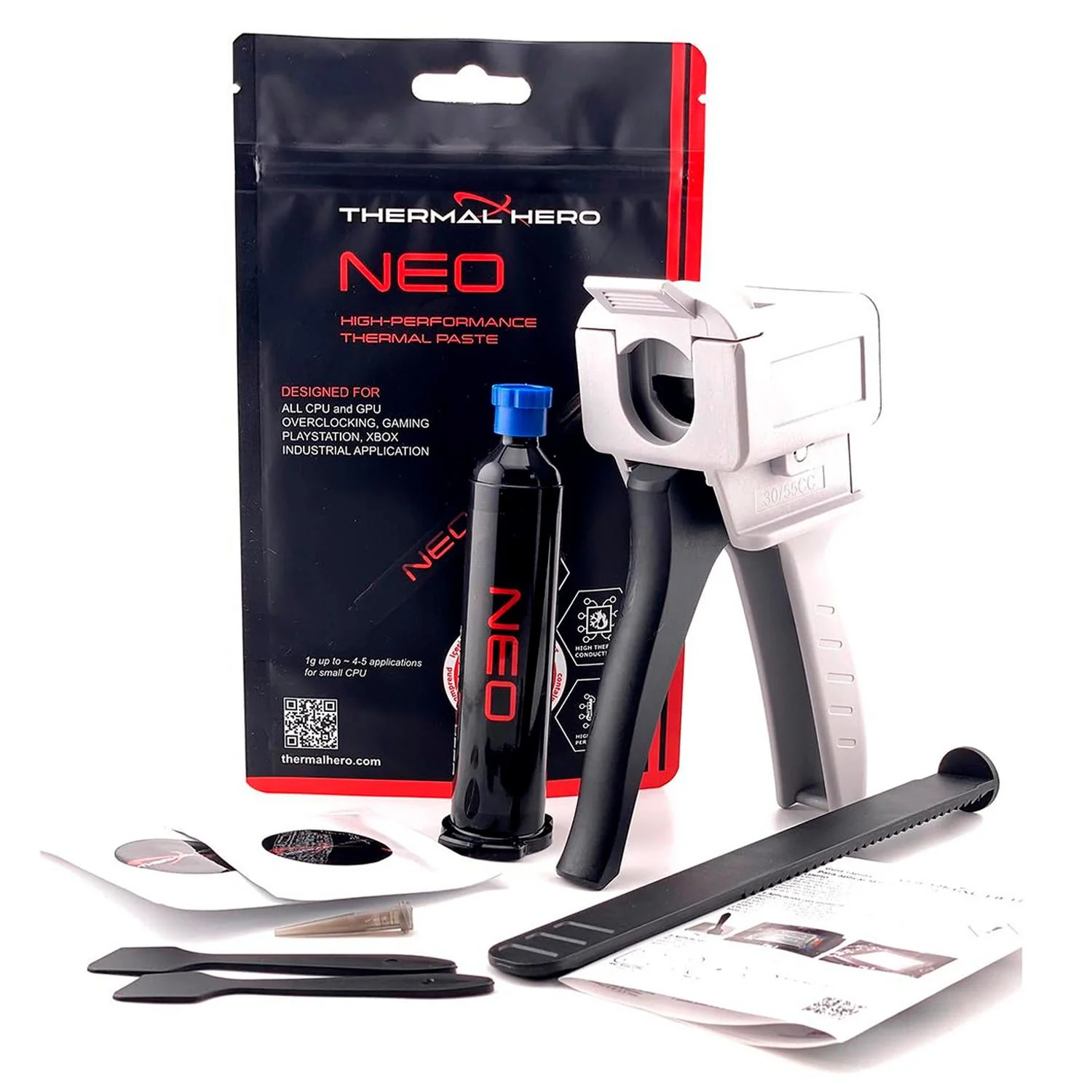 Pasta Termica THERMAL HERO Jeringa 50gr con Pistola aplicadora TH-201250G