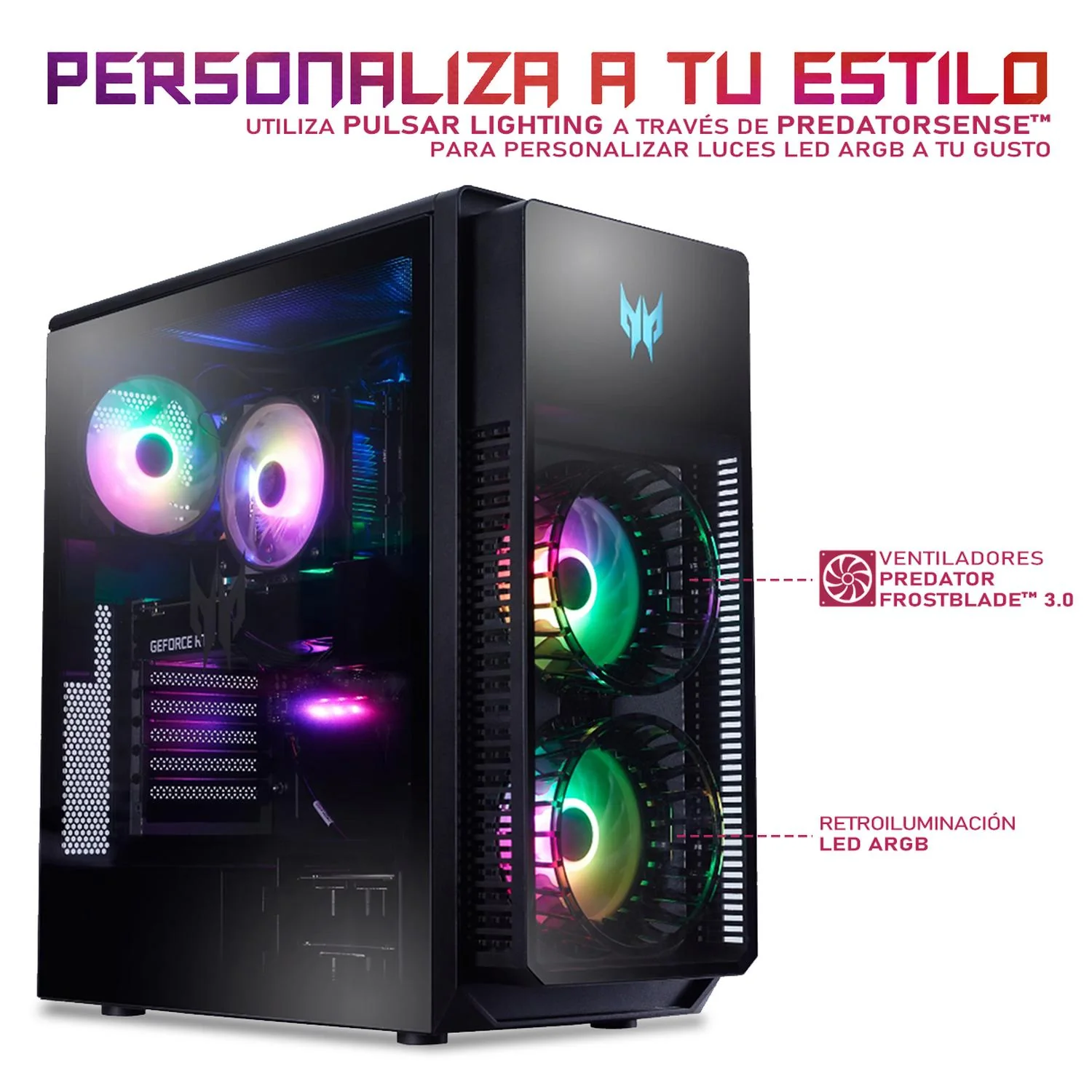 PC Gamer ACER Predator Orion NVIDIA GeForce RTX 4070 SUPER Intel Core i7 14700F 32GB RAM 1TB SSD Windows 11 Home - Image 2