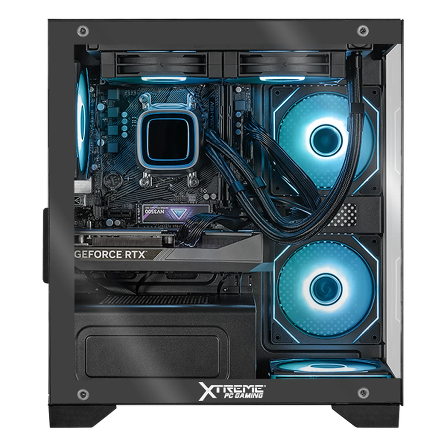 PC Gamer Completa con IA Xtreme PC Gaming NVIDIA GeForce RTX 5060 Ti AMD Ryzen 7 5700X 32GB SSD 1TB Monitor Curvo 27 180Hz Sistema Liquido WIFI Grey gaming 1080p, estudios y multitarea - Image 2