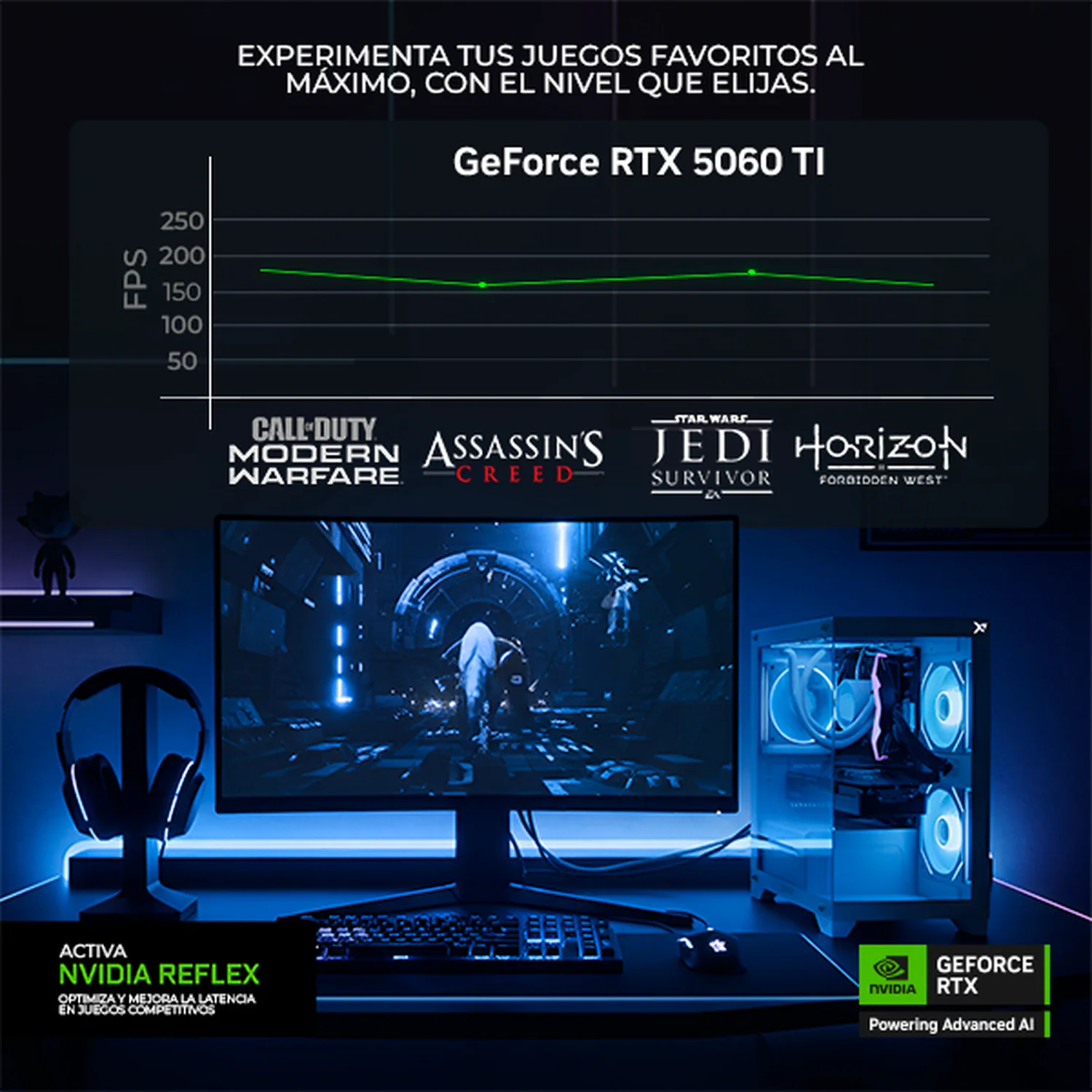 PC Gamer Completa con IA Xtreme PC Gaming NVIDIA GeForce RTX 5060 Ti AMD Ryzen 7 5700X 32GB SSD 1TB Monitor Curvo 27 180Hz Sistema Liquido WIFI Grey gaming 1080p, estudios y multitarea - Image 4