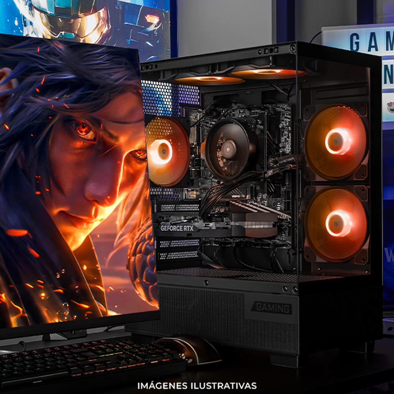 PC Gamer Completa IA Xtreme PC Gaming MSI NVIDIA GeForce RTX 5060 AMD Ryzen 7 5700 16GB SSD 1TB WIFI Monitor 27 200Hz Black Productividad Versátil Acelerada con IA - Image 6