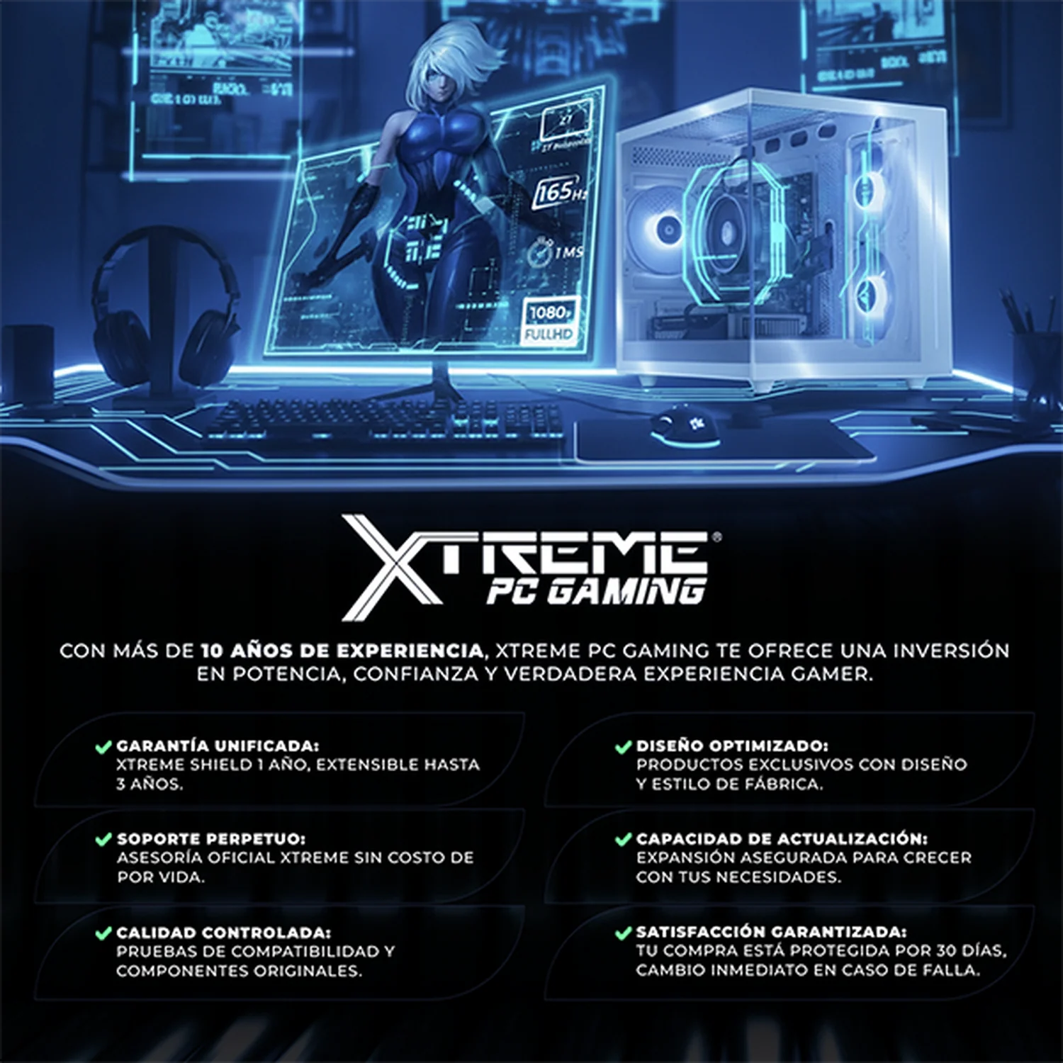 PC Gamer Completa IA Xtreme PC Gaming MSI NVIDIA GeForce RTX 5060 Intel Core Ultra 5 225F 32GB DDR5 SSD 1TB Monitor 27 180Hz WIFI White Productividad Versátil Acelerada con IA - Image 5