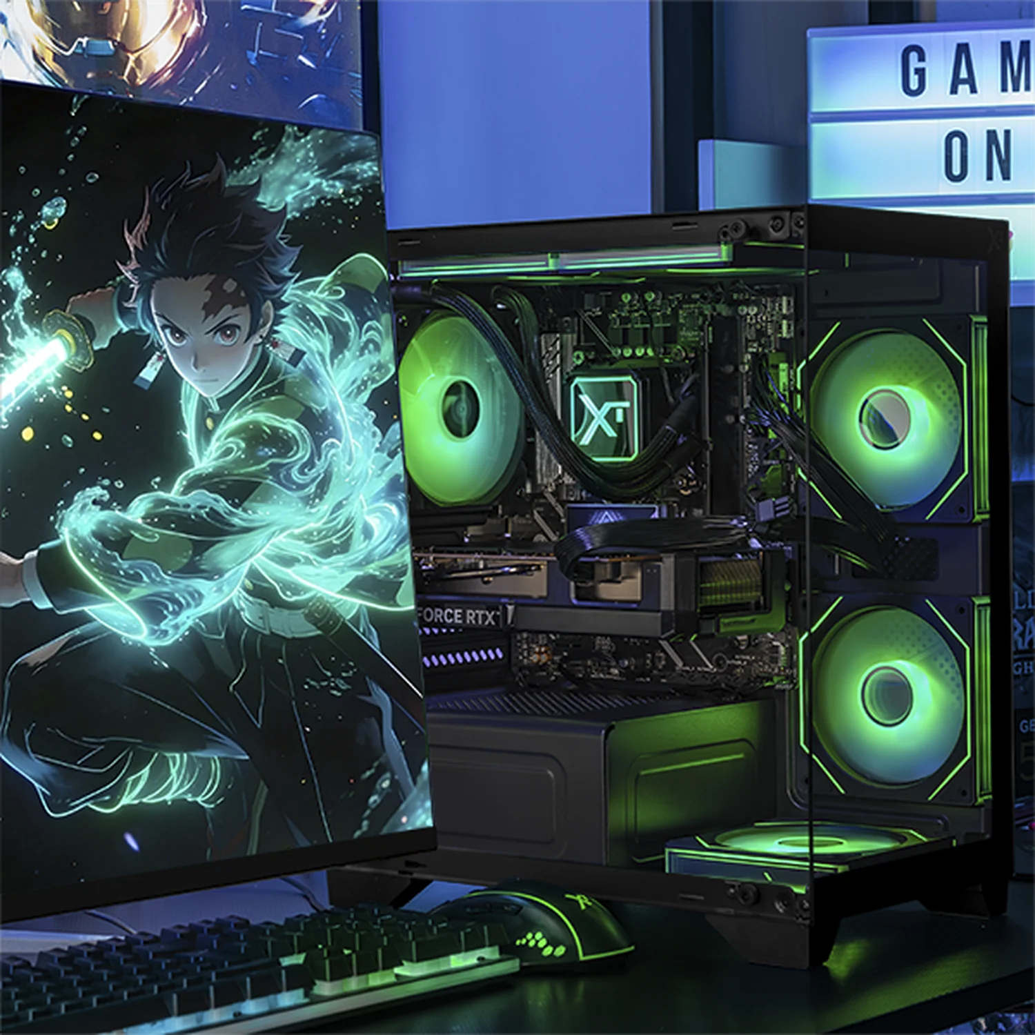 PC Gamer Completa IA Xtreme PC Gaming NVIDIA GeForce RTX 5060 Ti Intel Core Ultra 7 270K Plus 16GB DDR5 SSD 1TB Monitor Curvo 27 180Hz WIFI Black Productividad Versátil Acelerada con IA - Image 6