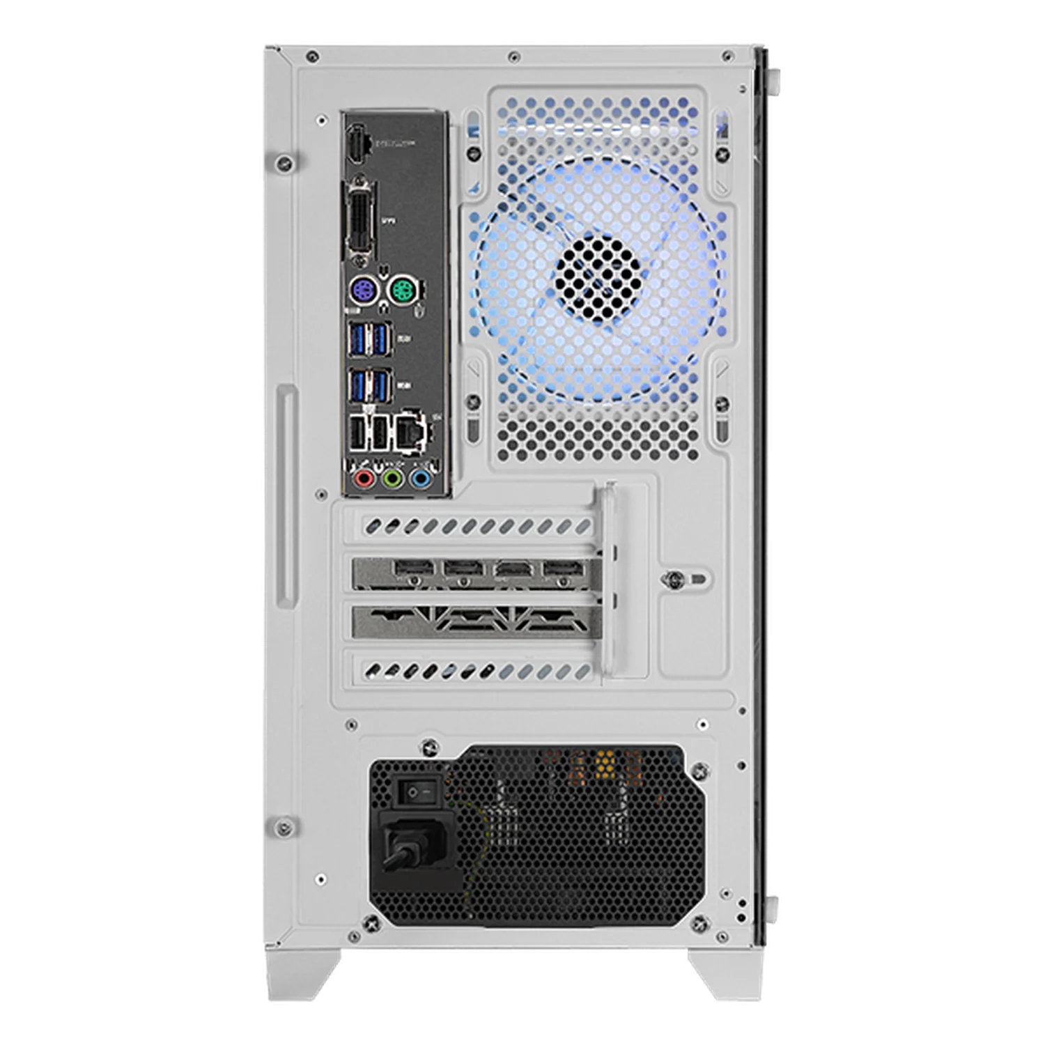 PC Gamer Completa Xtreme PC Gaming AMD Radeon RX 6600 Ryzen 5 5500 32GB SSD 1TB Monitor 23.8 165Hz WIFI W10 White gaming 1080p, estudios y multitarea - Image 3