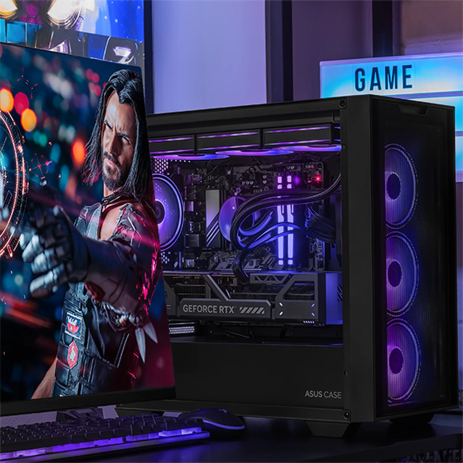 PC Gamer Completa IA PRO Xtreme PC Gaming ASUS NVIDIA GeForce RTX 5090 AMD Ryzen 9 9950X 32GB DDR5 SSD 1TB Monitor Curvo 27 180Hz Sistema Liquido WIFI Black PBA Productividad Profesional impulsada por IA Avanzada - Image 6