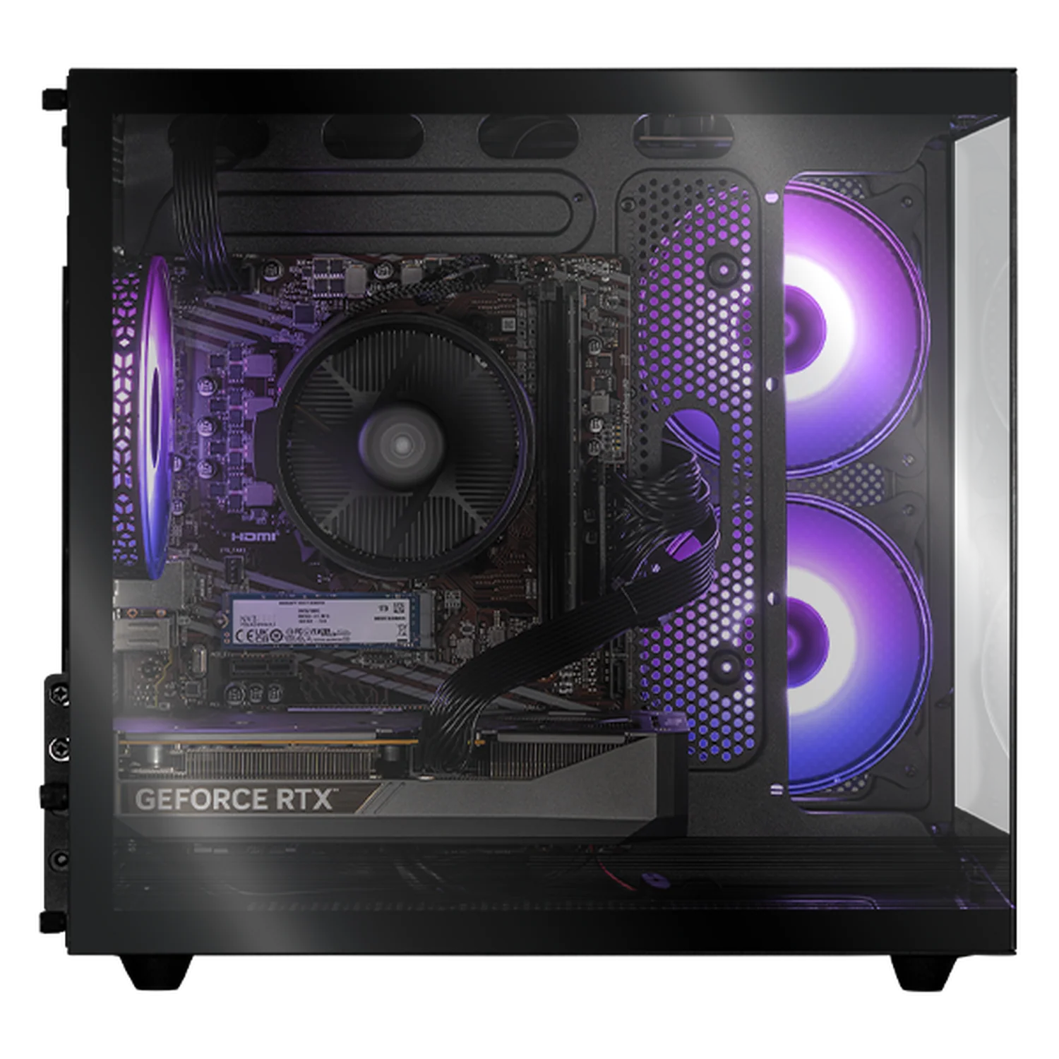 PC Gamer Completa Xtreme PC Gaming NVIDIA GeForce RTX 5060 AMD Ryzen 7 5700 32GB SSD 1TB Monitor 27 165Hz WIFI Black gaming 1080p, estudios y multitarea - Image 5